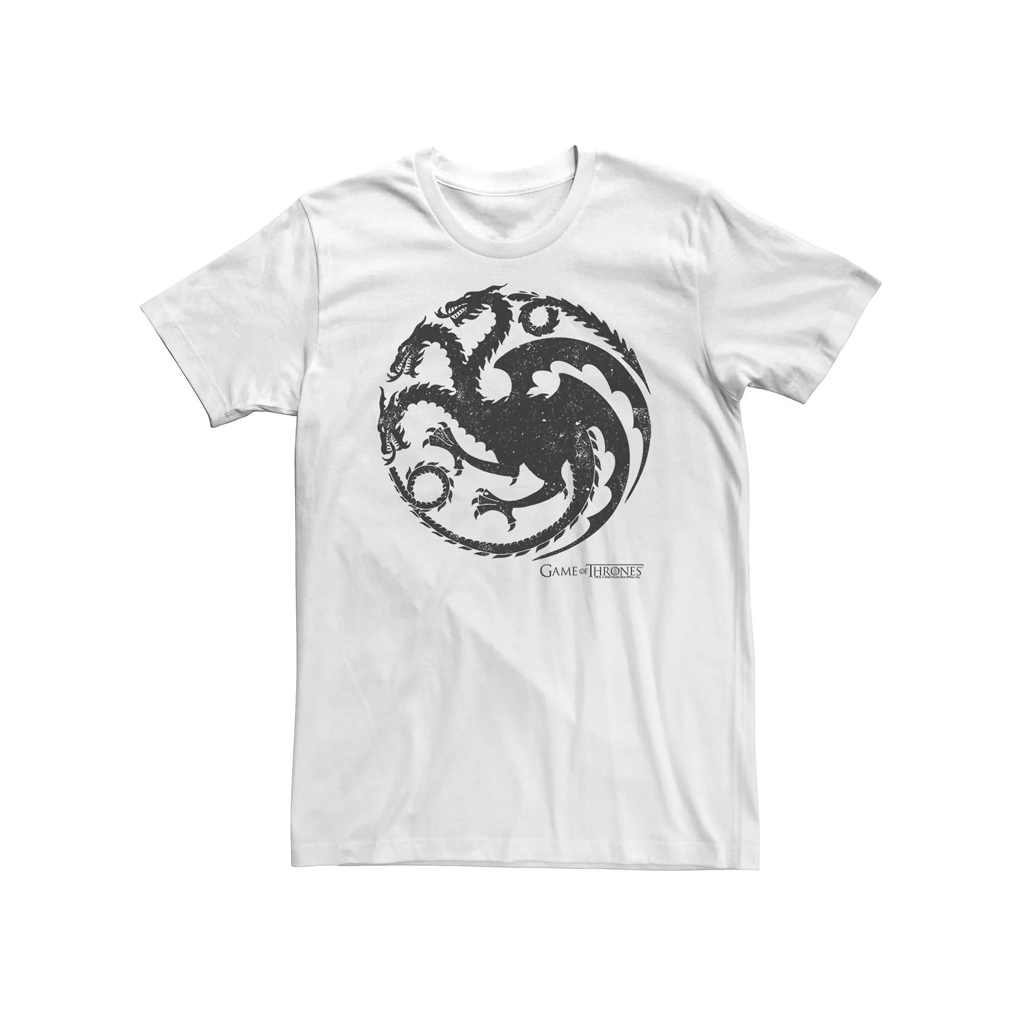 Big & Tall Game Of Thrones Targaryen Dragon Sigil Tee, Men's,  Product Image