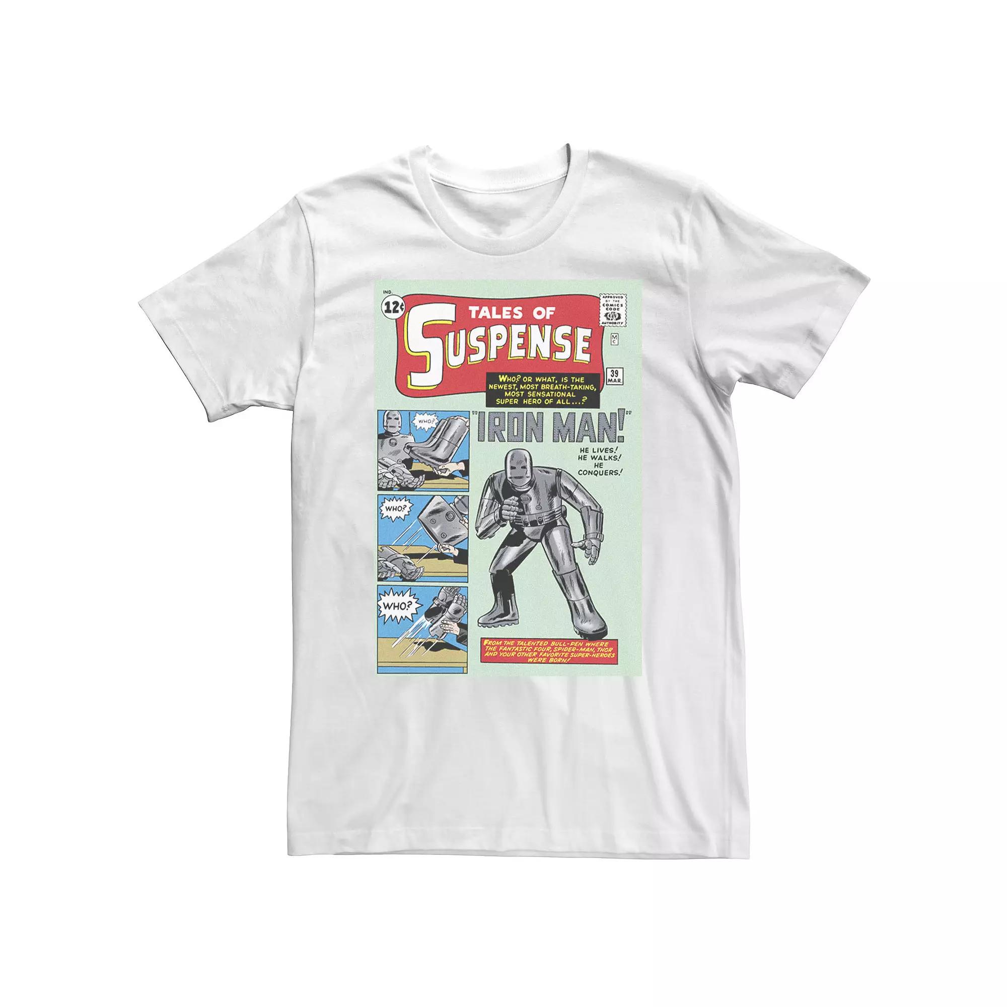 Big & Tall Marvel Avengers Iron Man Suspense Comic Graphic Tee, Men's,  Product Image