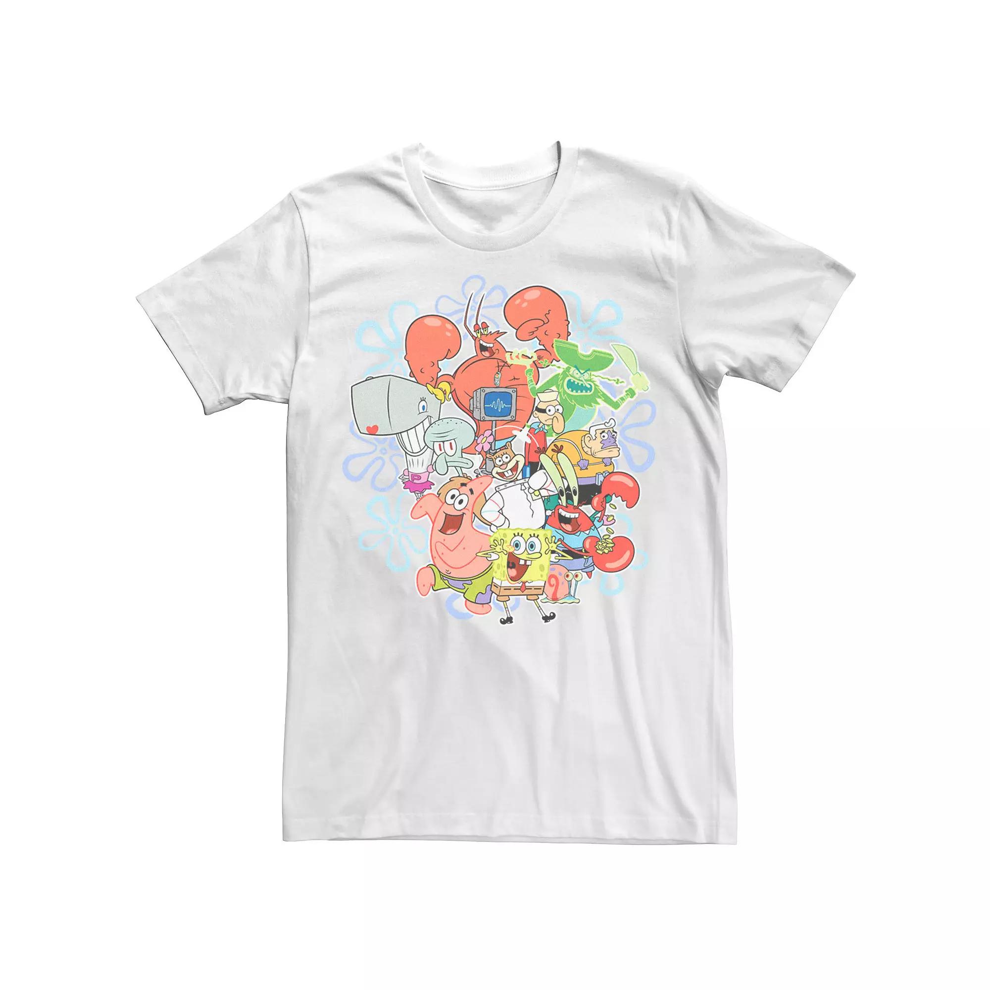Men's SpongeBob SquarePants All Characters Tee,  Product Image