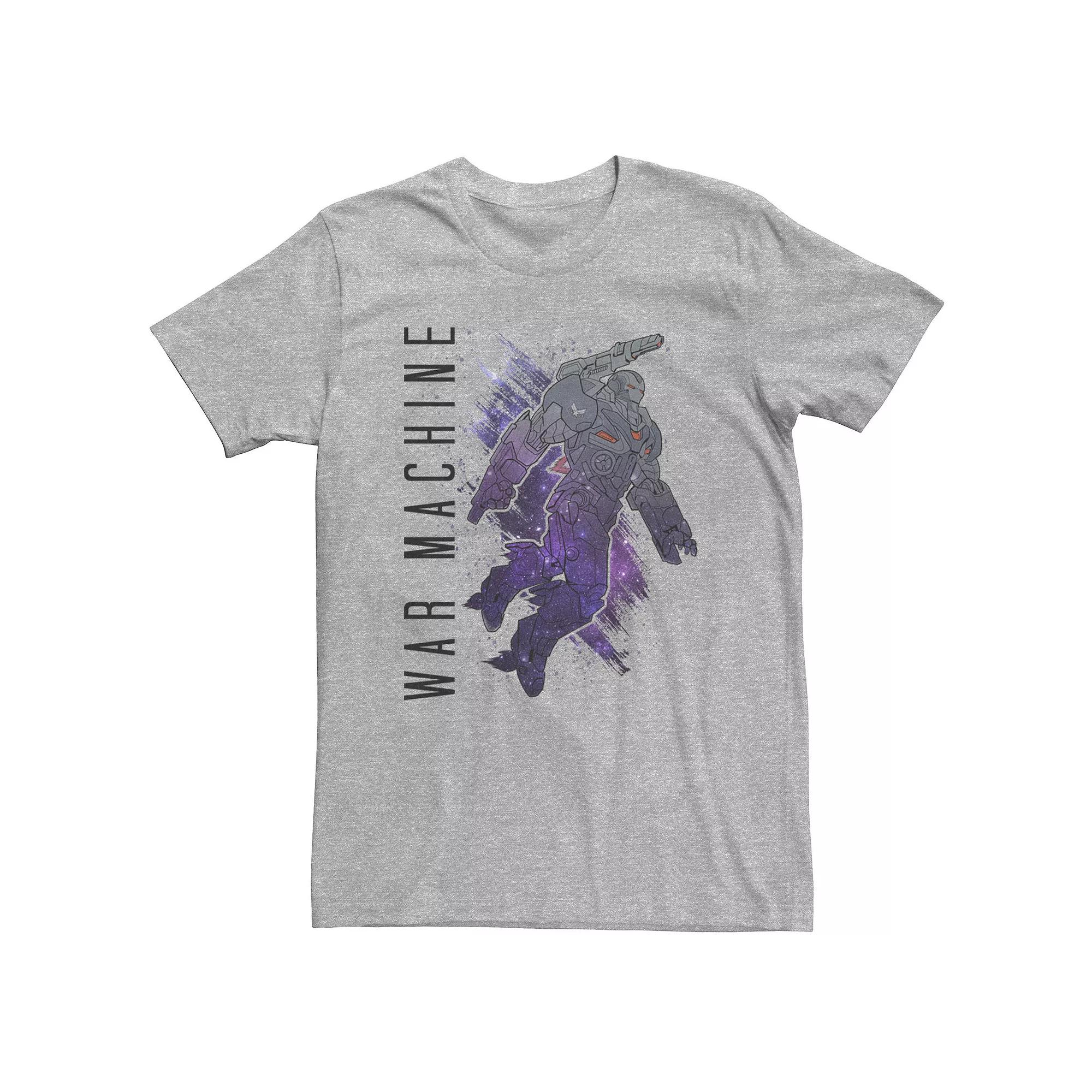 Big & Tall Marvel Avengers Endgame War Machine Galaxy Paint Tee, Men's,  Product Image