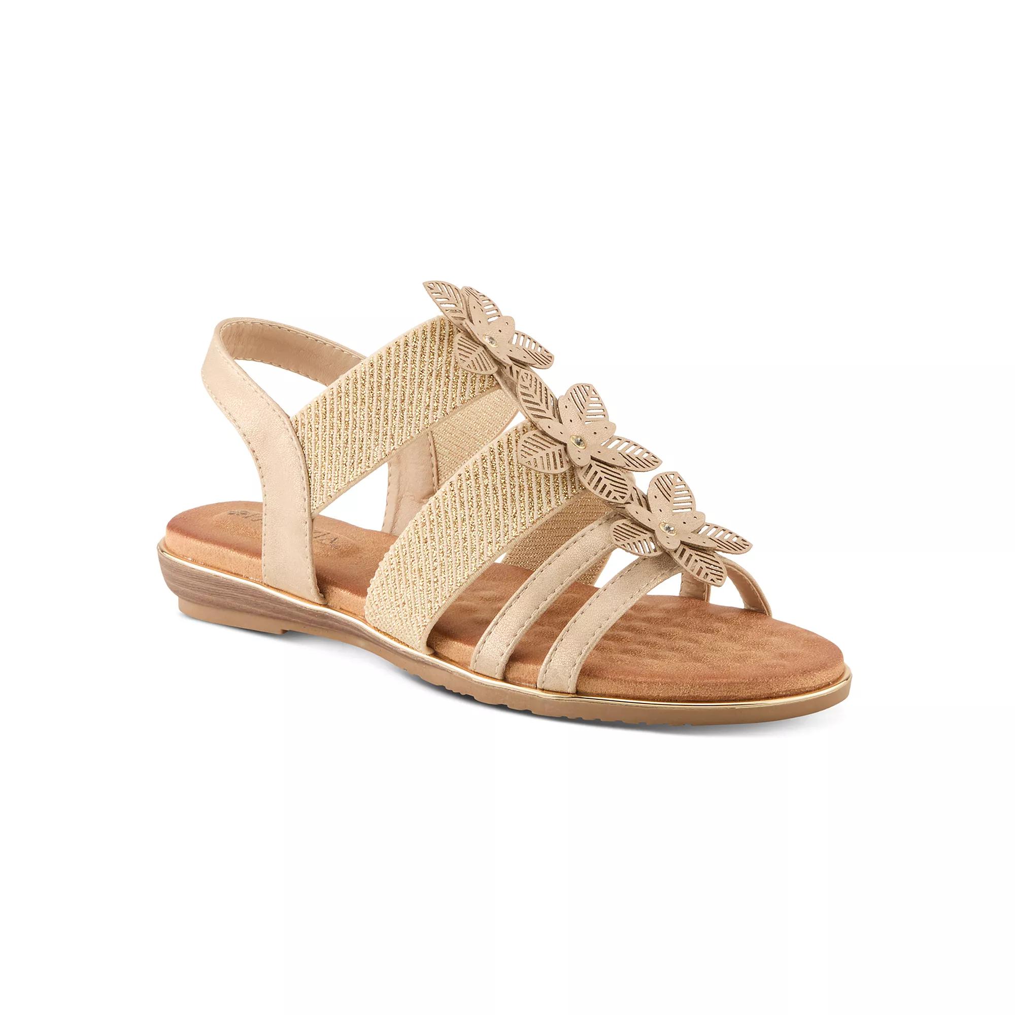 Patrizia Omana Women's Flat Slide Sandals, Size: 40, Beige Product Image