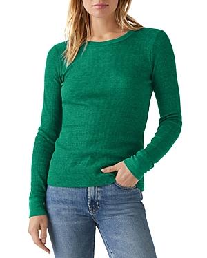 Michael Stars Juliet Long-Sleeve Waffle-Knit Tee Product Image