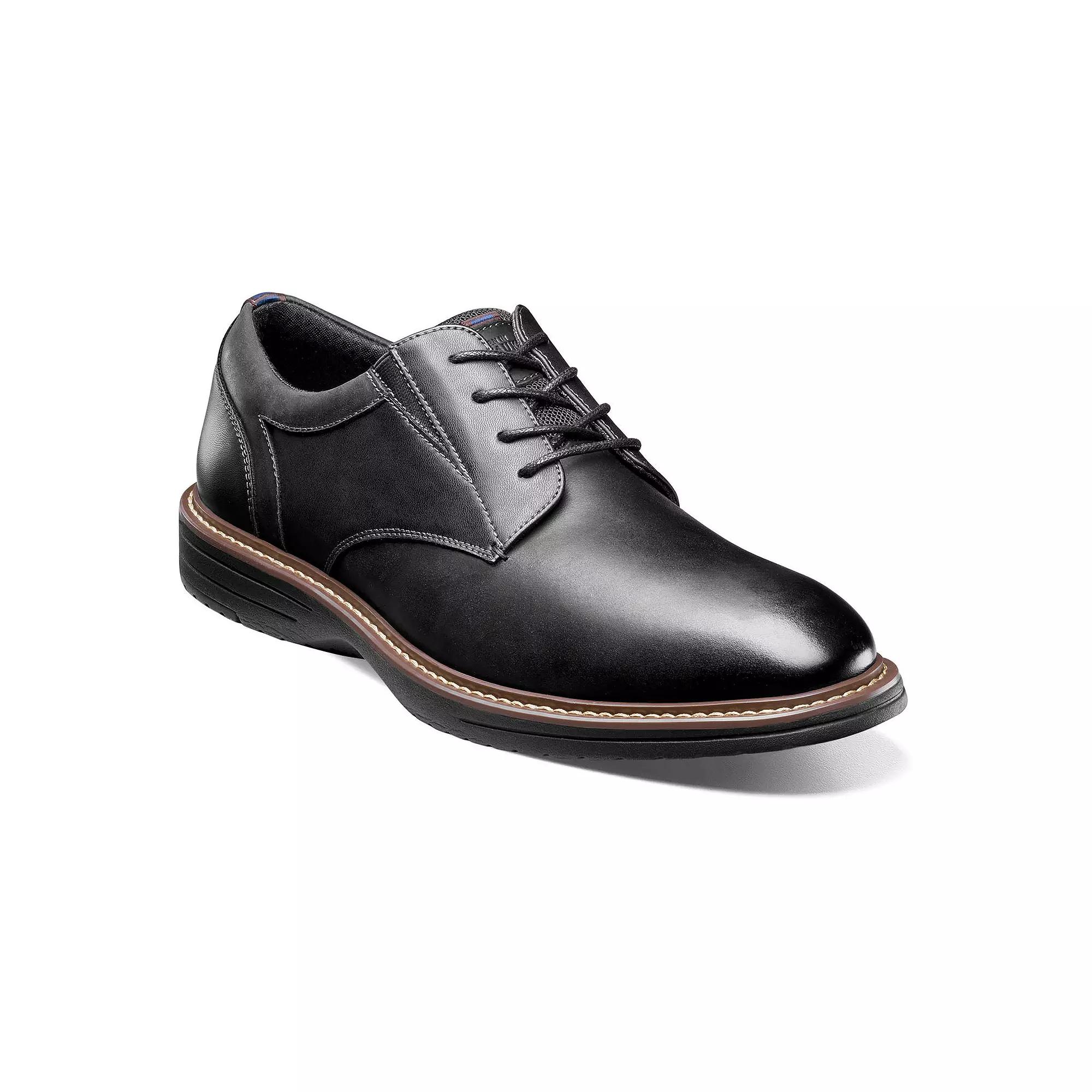 Nunn Bush® Griff Men's Plain Toe Oxford Shoes, Size: 12 Wide, Black Product Image