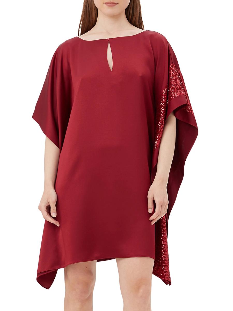Womens Renna Cape Keyhole Dress Product Image
