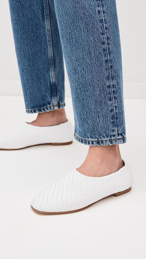 SIMKHAI Eden Woven Ballet Flats | Shopbop Product Image