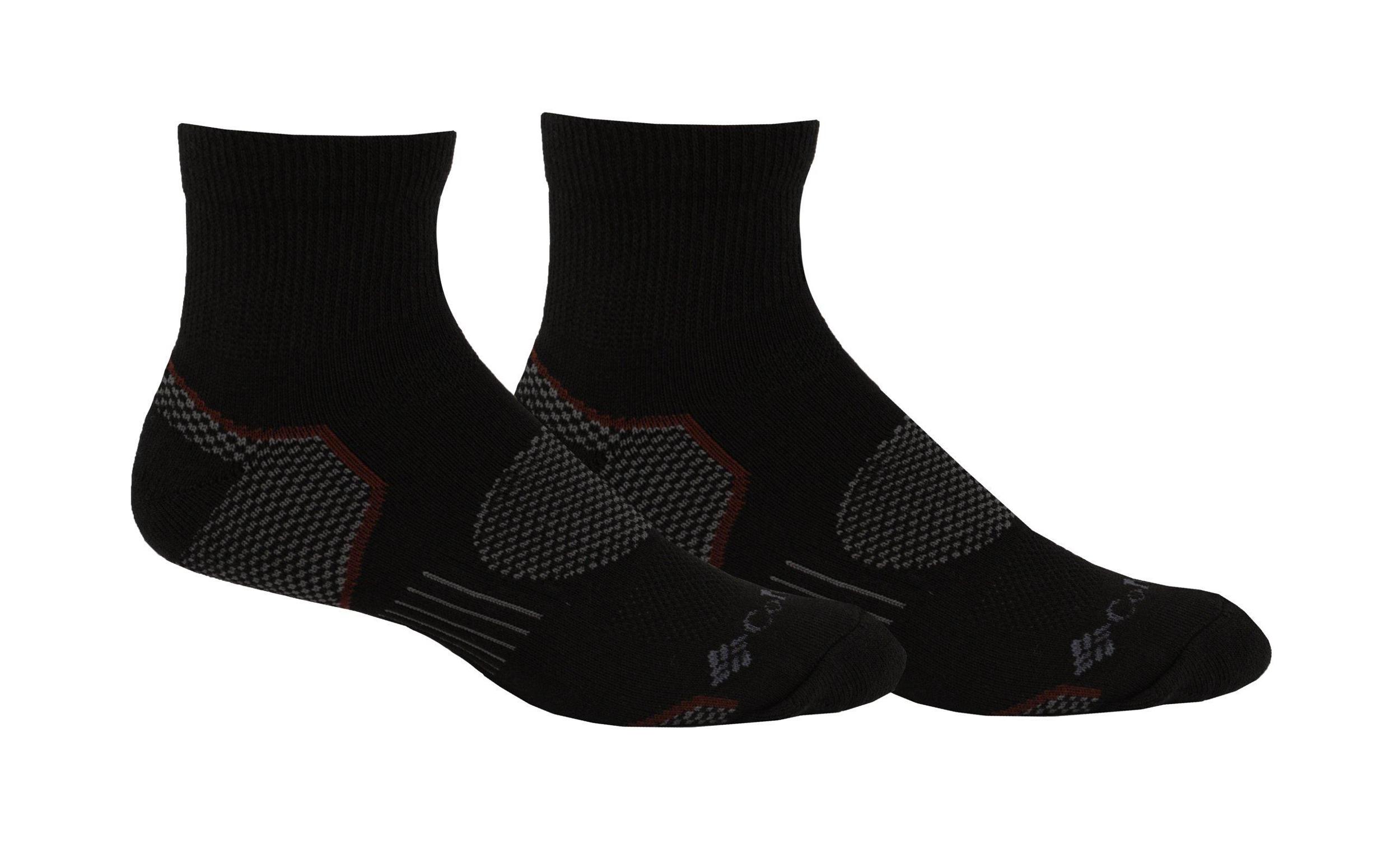 Columbia Mens Balance Point Walk Quarter Socks- Product Image