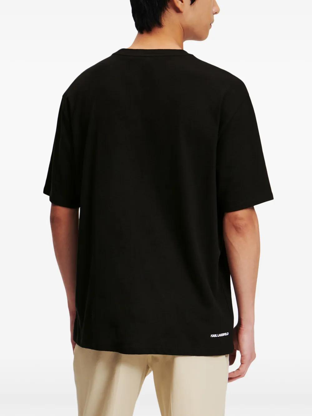 circle-logo cotton T-shirt Product Image