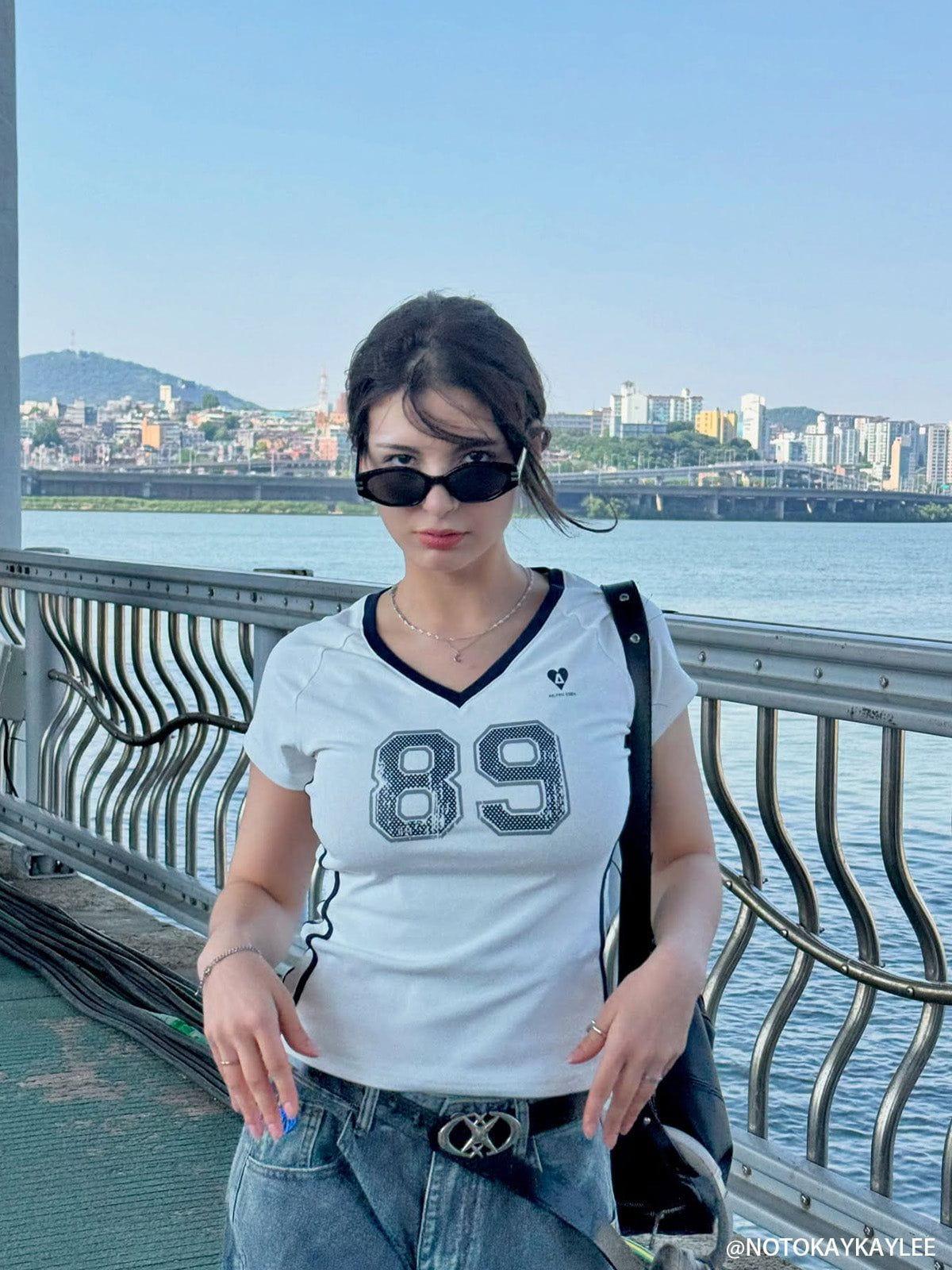 Aelfric Eden 89 V-Neck Sporty Baby Tee Baby Product Image