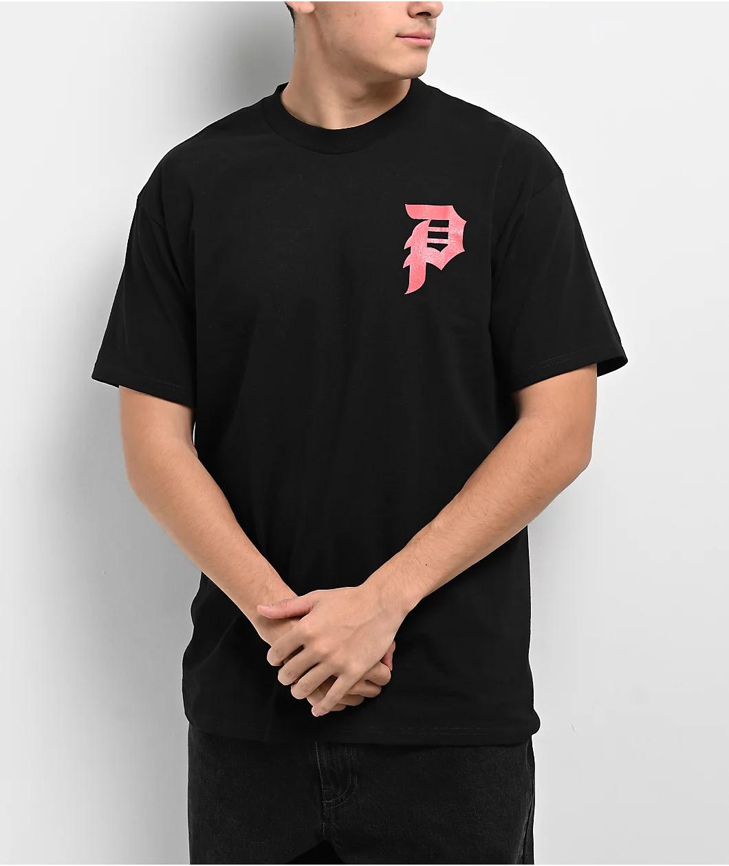 Primitive x Halloween Mask Black T-Shirt Product Image