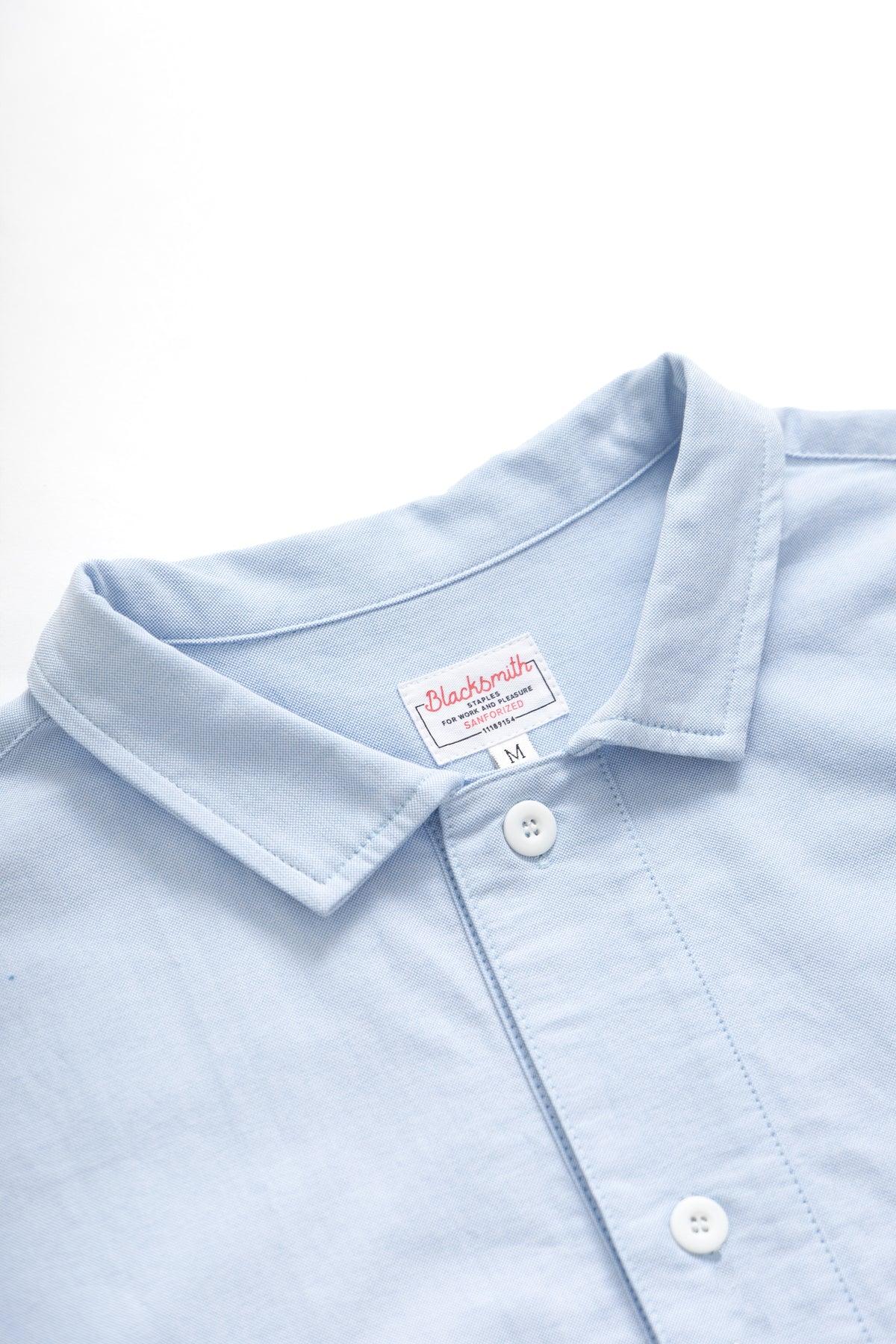 Blacksmith - 'Boxford' Utility Shirt - Blue Product Image