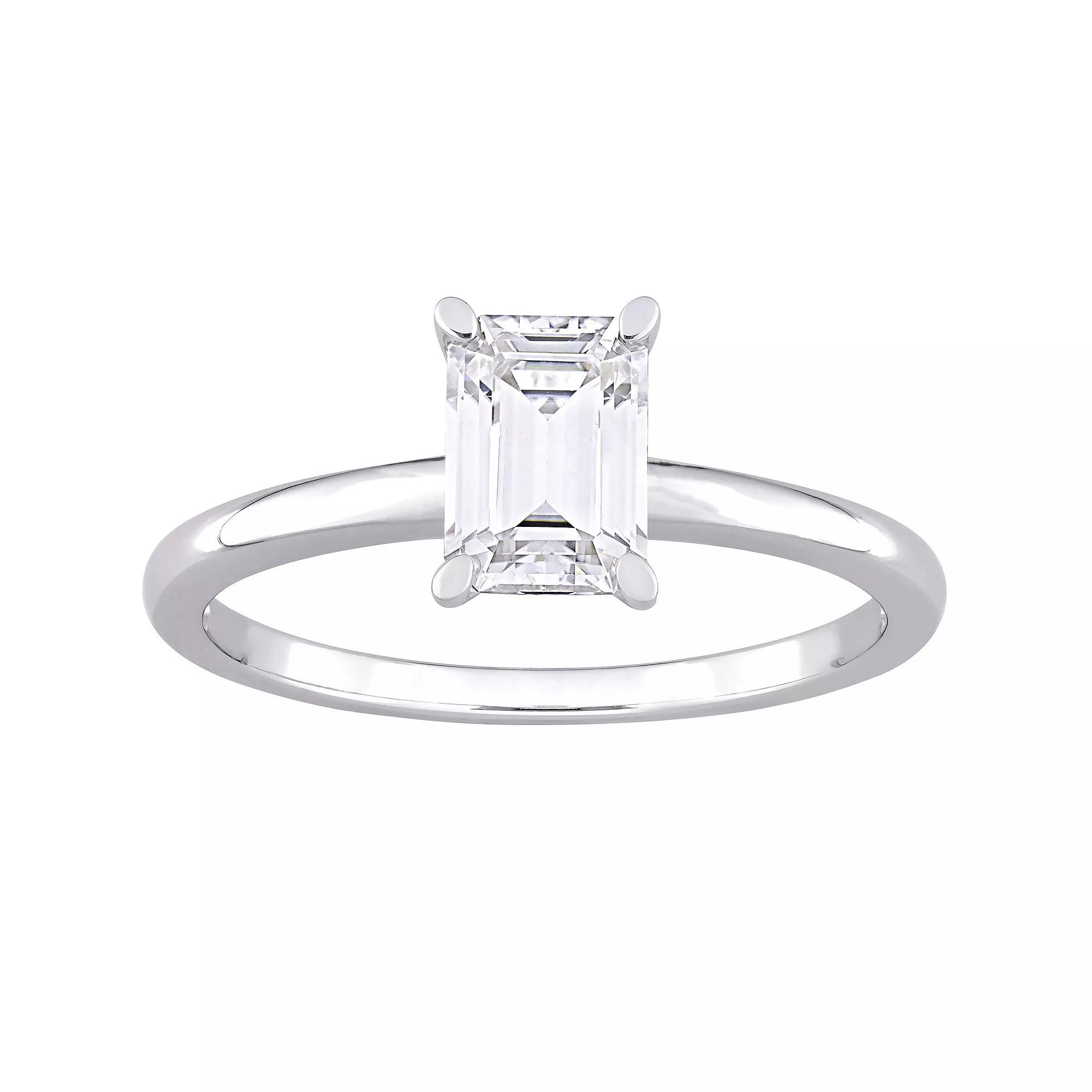 Stella Grace Sterling Silver Lab-Created Moissanite Ring, Women's, Size: 6 Product Image