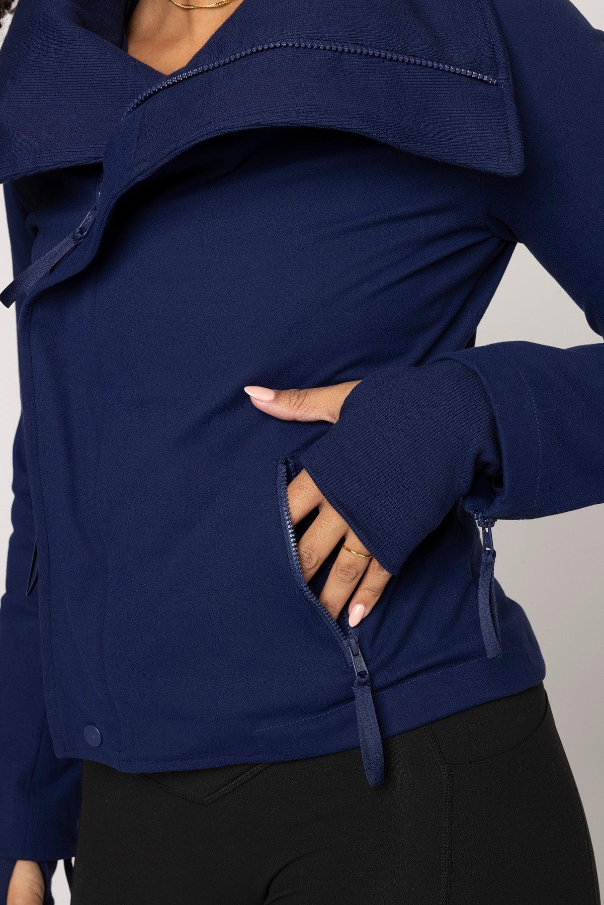 Heart Racer Moto Jacket - True Blue Product Image