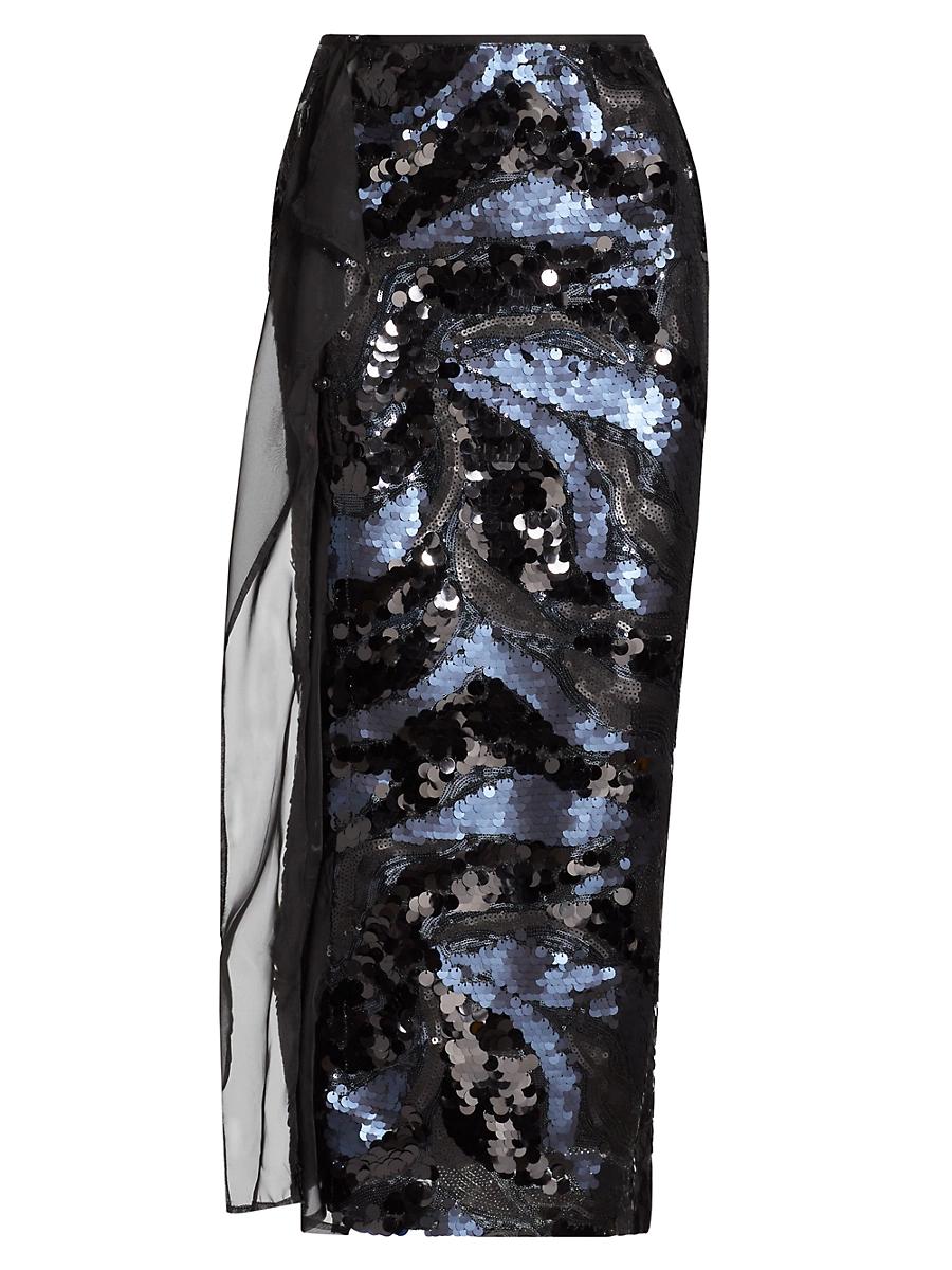 Womens Stradala Gradient Sequin Skirt Product Image