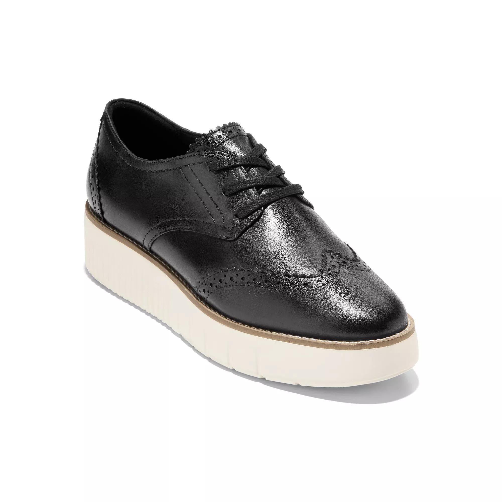 Cole Haan Grand City Women's Oxford Shoes, Size: 9, Black Ivory Product Image