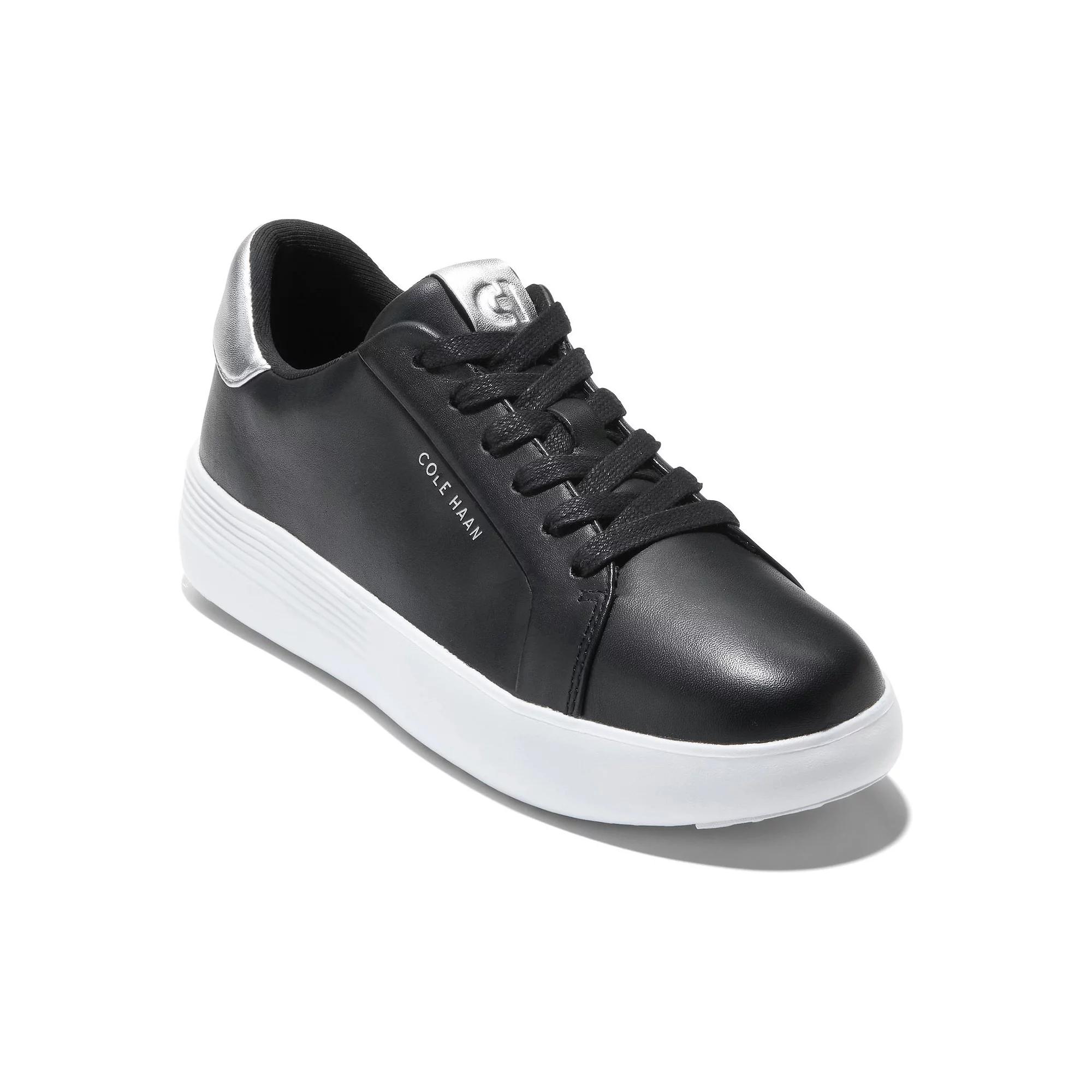 Cole Haan Grand Crosscourt Joy Women's Platform Sneakers, Size: 8, Black Silver Grey Product Image