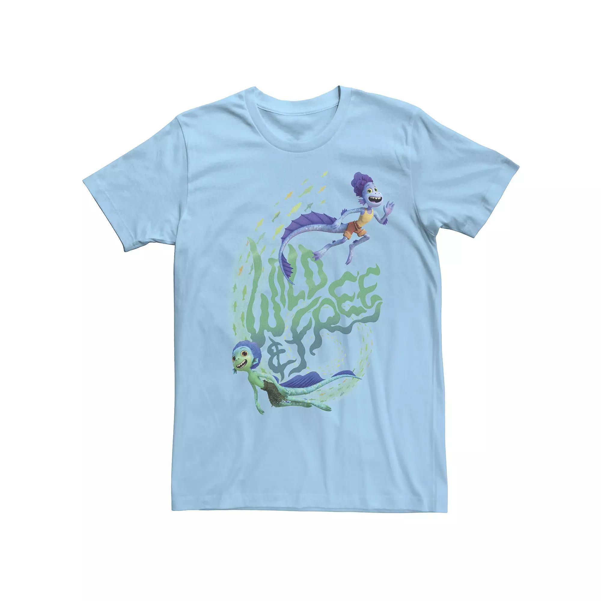 Disney / Pixar's Luca & Alberto Men's Wild & Free Tee,  Product Image