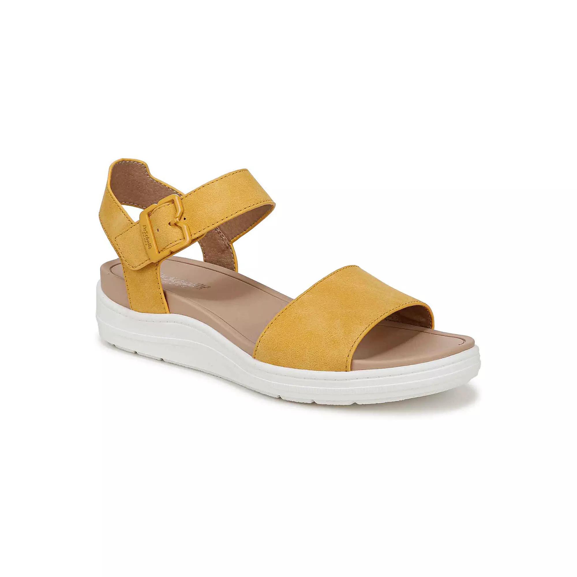 Dr. Scholl's Time Off Sky Women's Sandals, Size: 7.5, Sunset Yellow Product Image