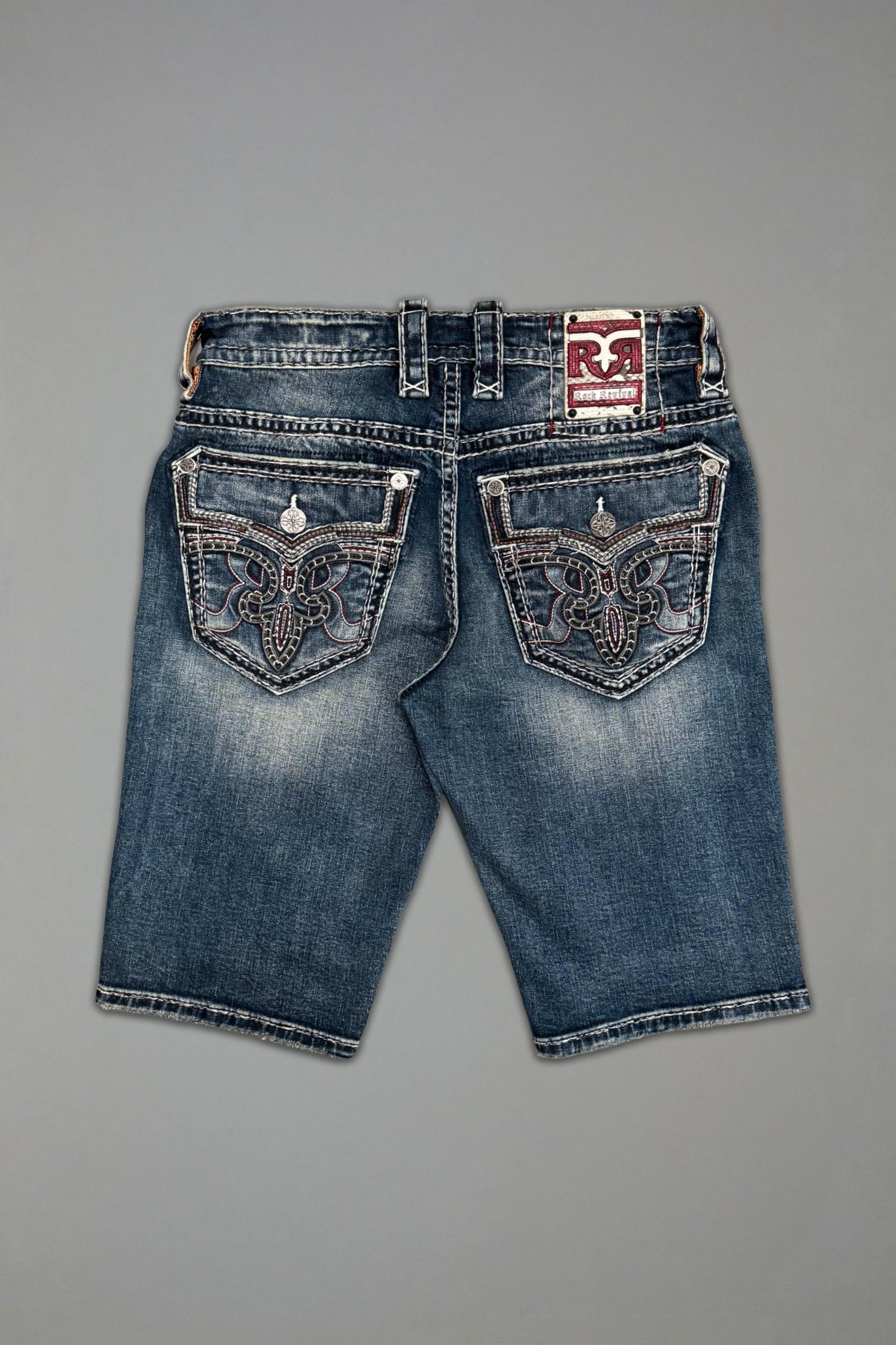 Zinfandel Denim Shorts in Medium Blue Male Product Image