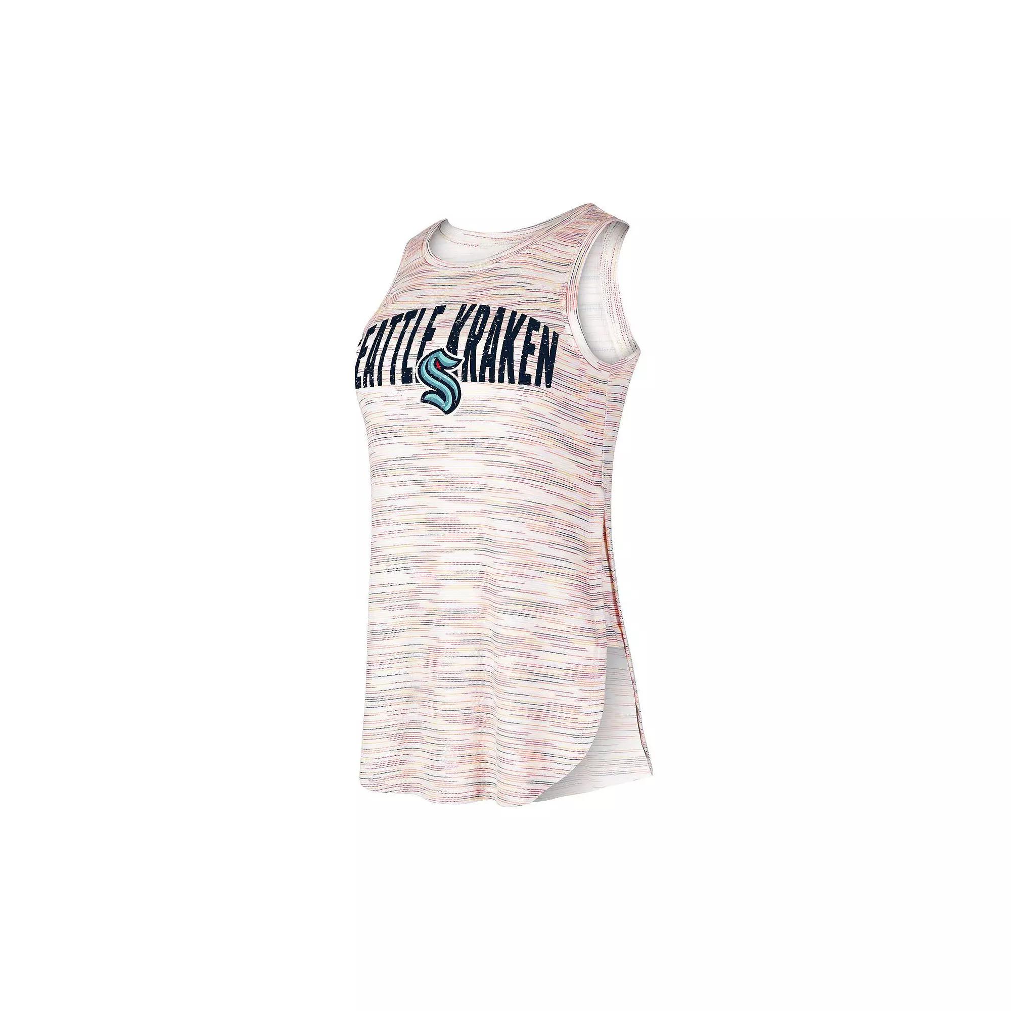 Women's Concepts Sport Seattle Kraken Sunray Multicolor Tri-Blend Tank Top,  Product Image