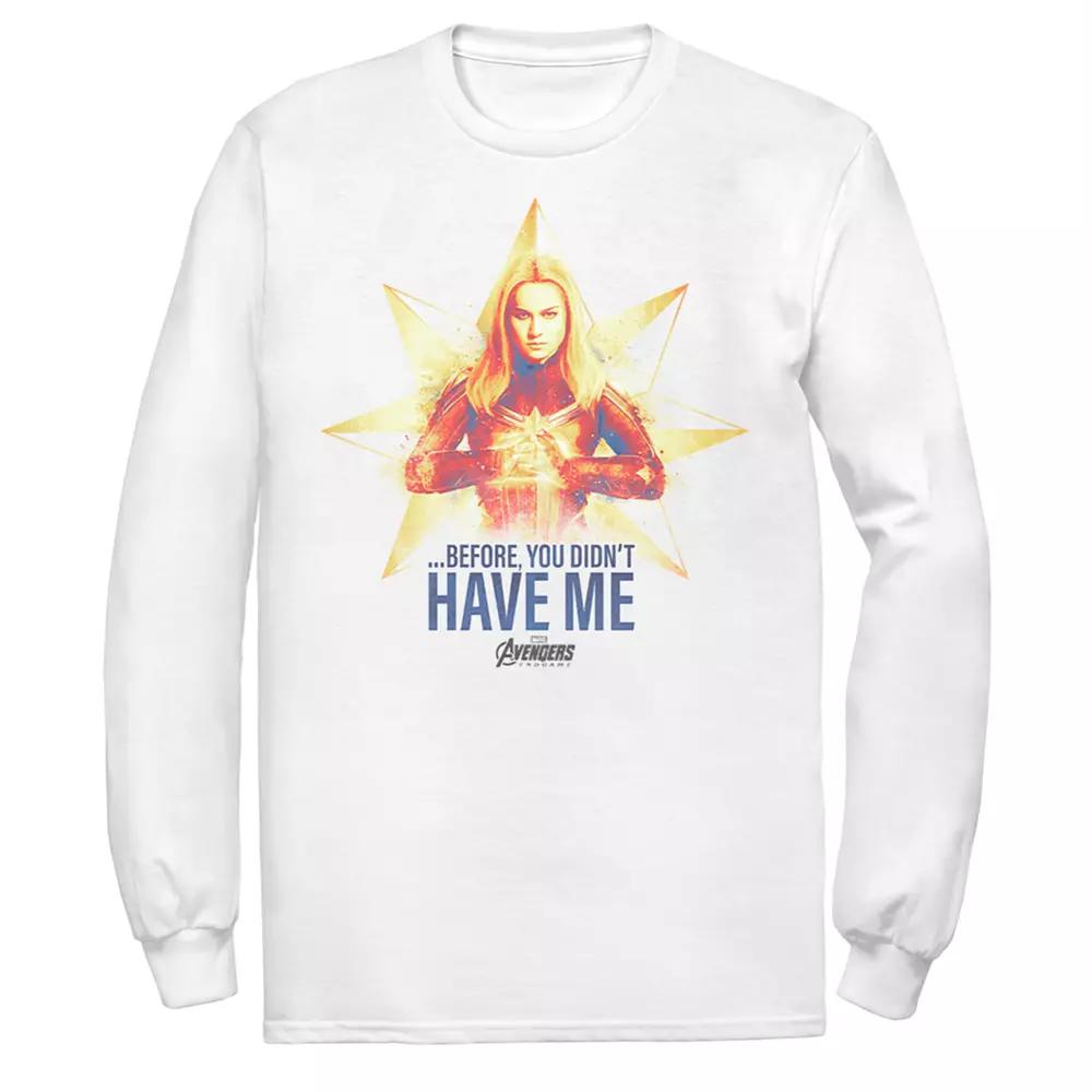 Mens Marvel Avengers Endgame Captain Marvel Serious Pose Tee Product Image