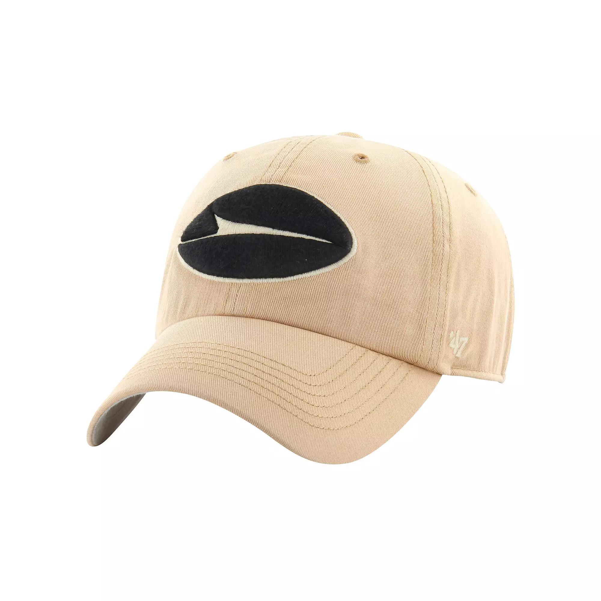 Men's '47 Khaki New York Jets Dusted Relaxed Franchise Fitted Hat, Size: XXL, Beig K Product Image