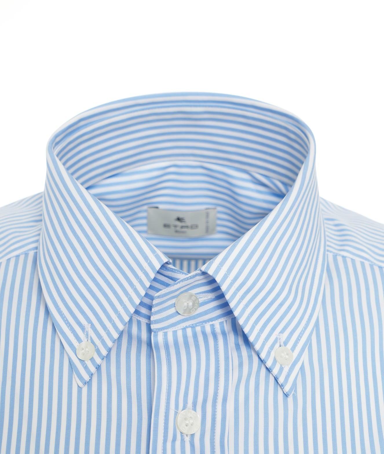 Striped shirt with logo embroidery Product Image