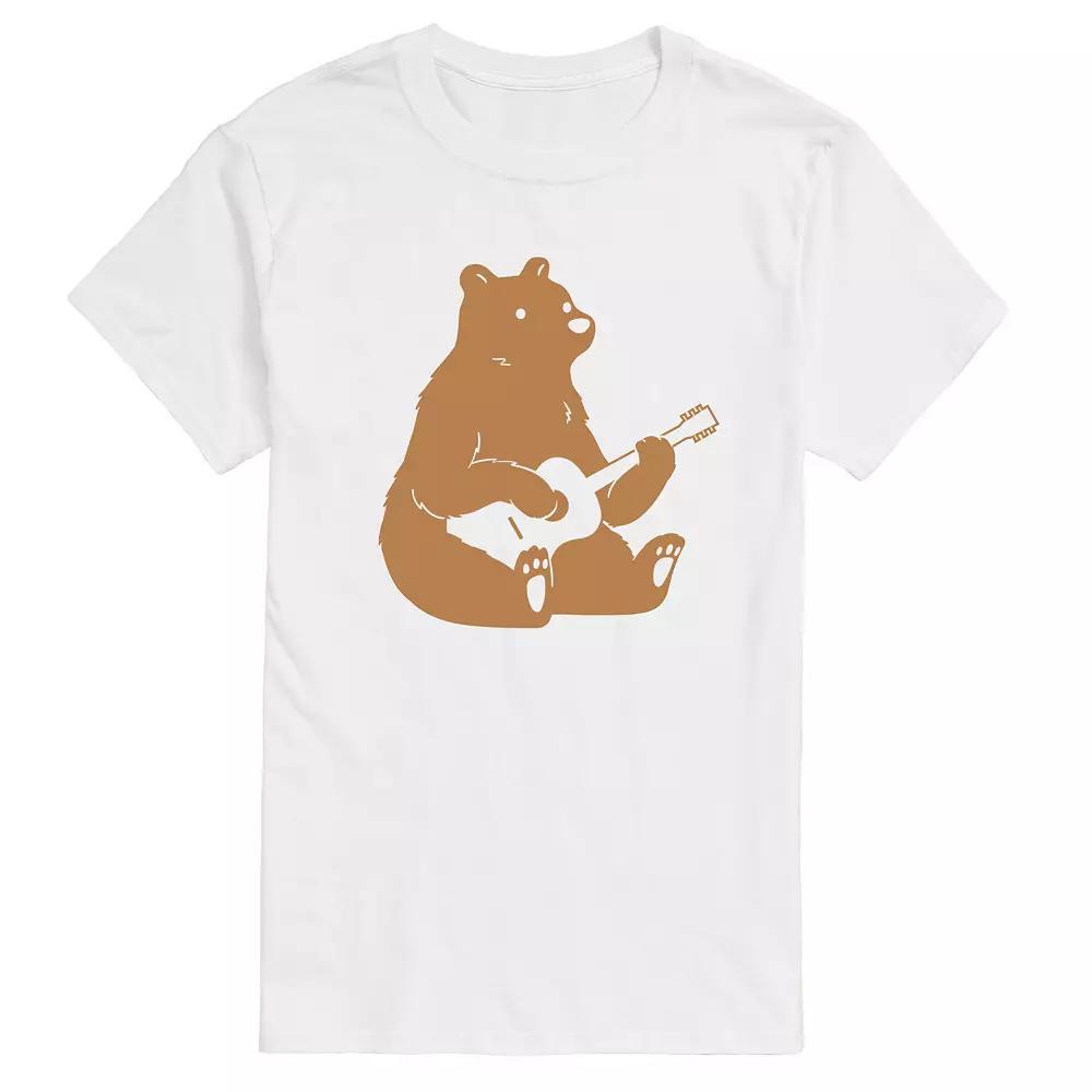 Men's Bear Playing Guitar Tee,  Product Image