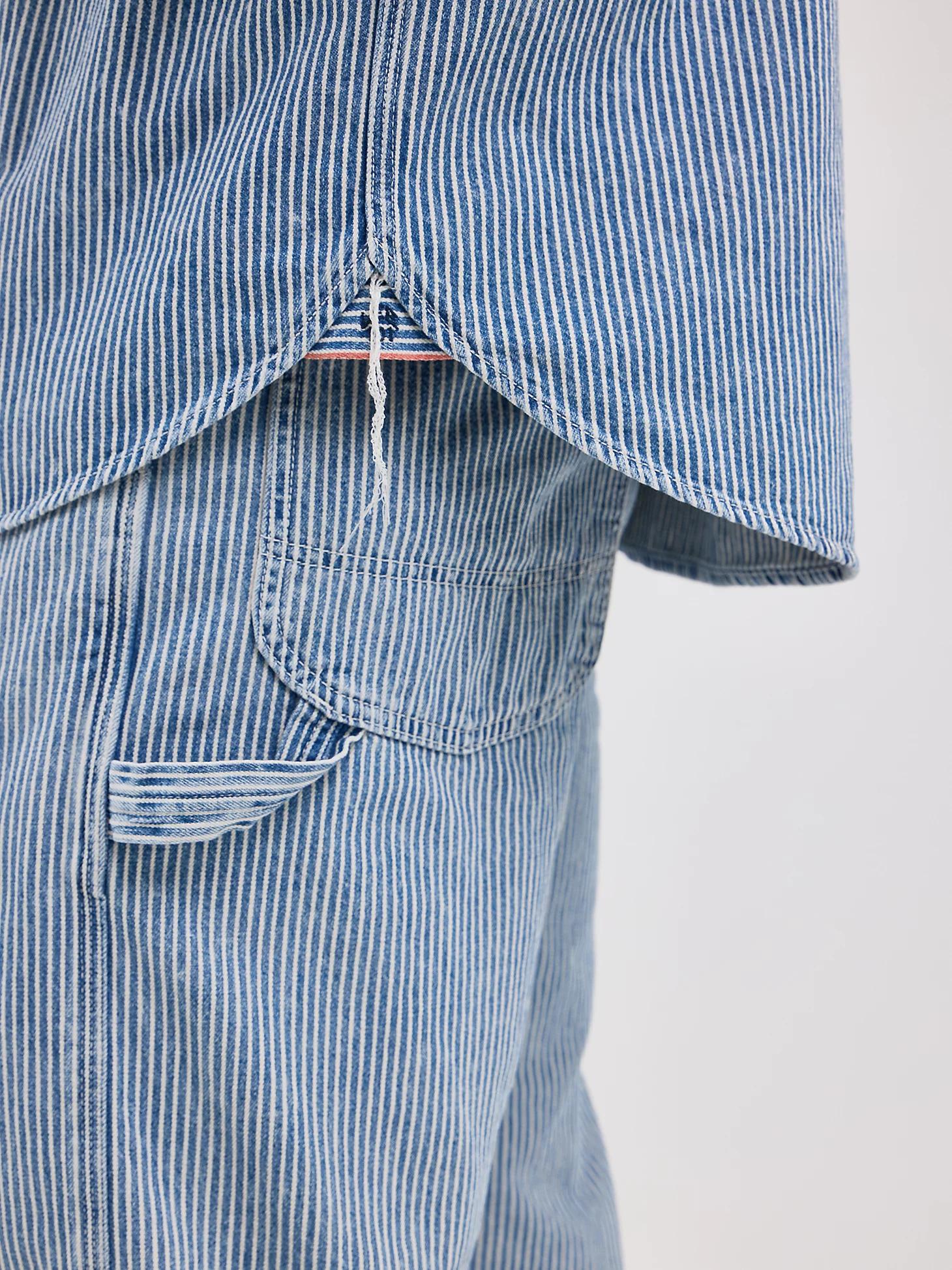 Men's Lee 101 Railroad Stripe Selvedge Worker Shirt | Men's Tops & Tees | Lee® Product Image