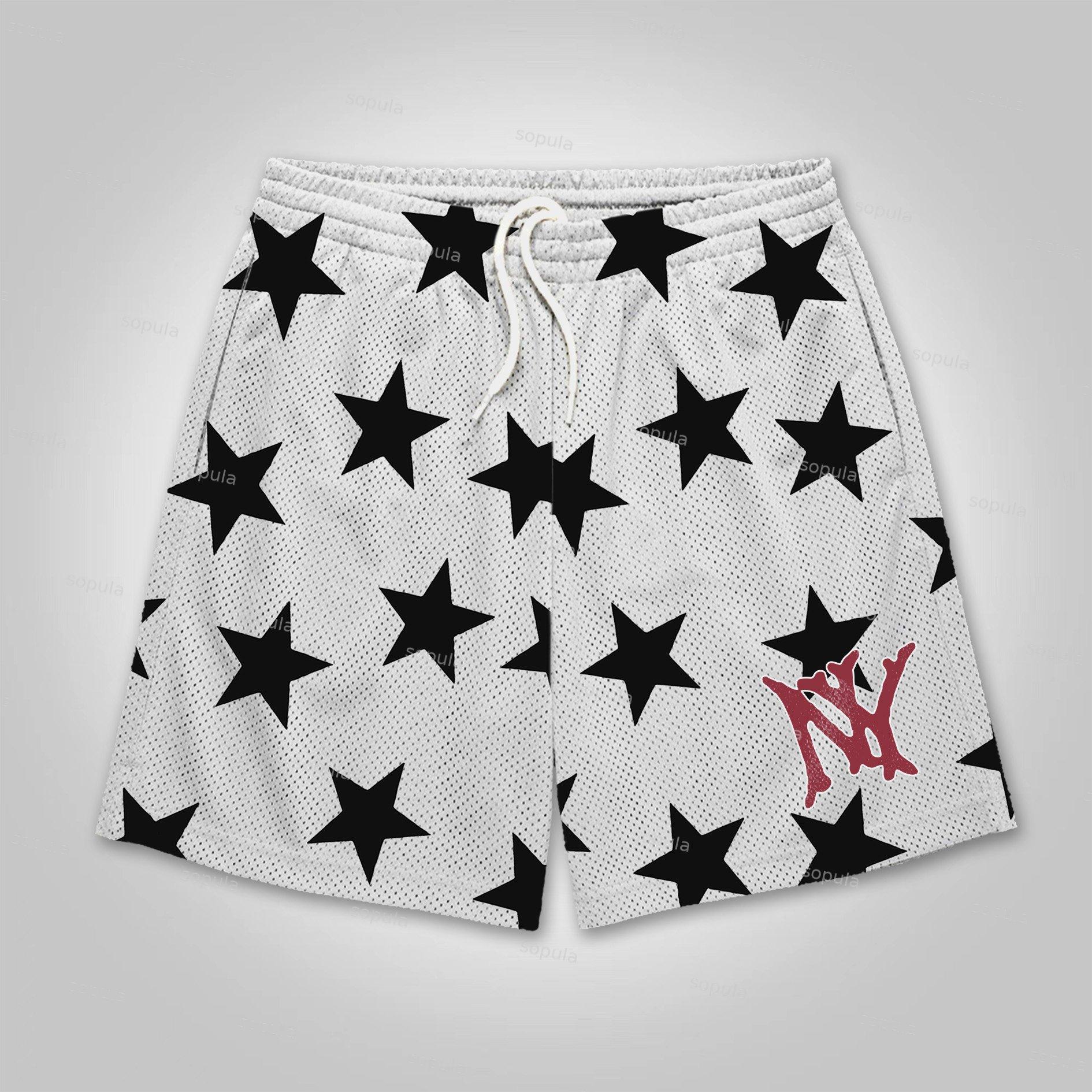 Sopula NY Star Retro Mesh Shorts Product Image