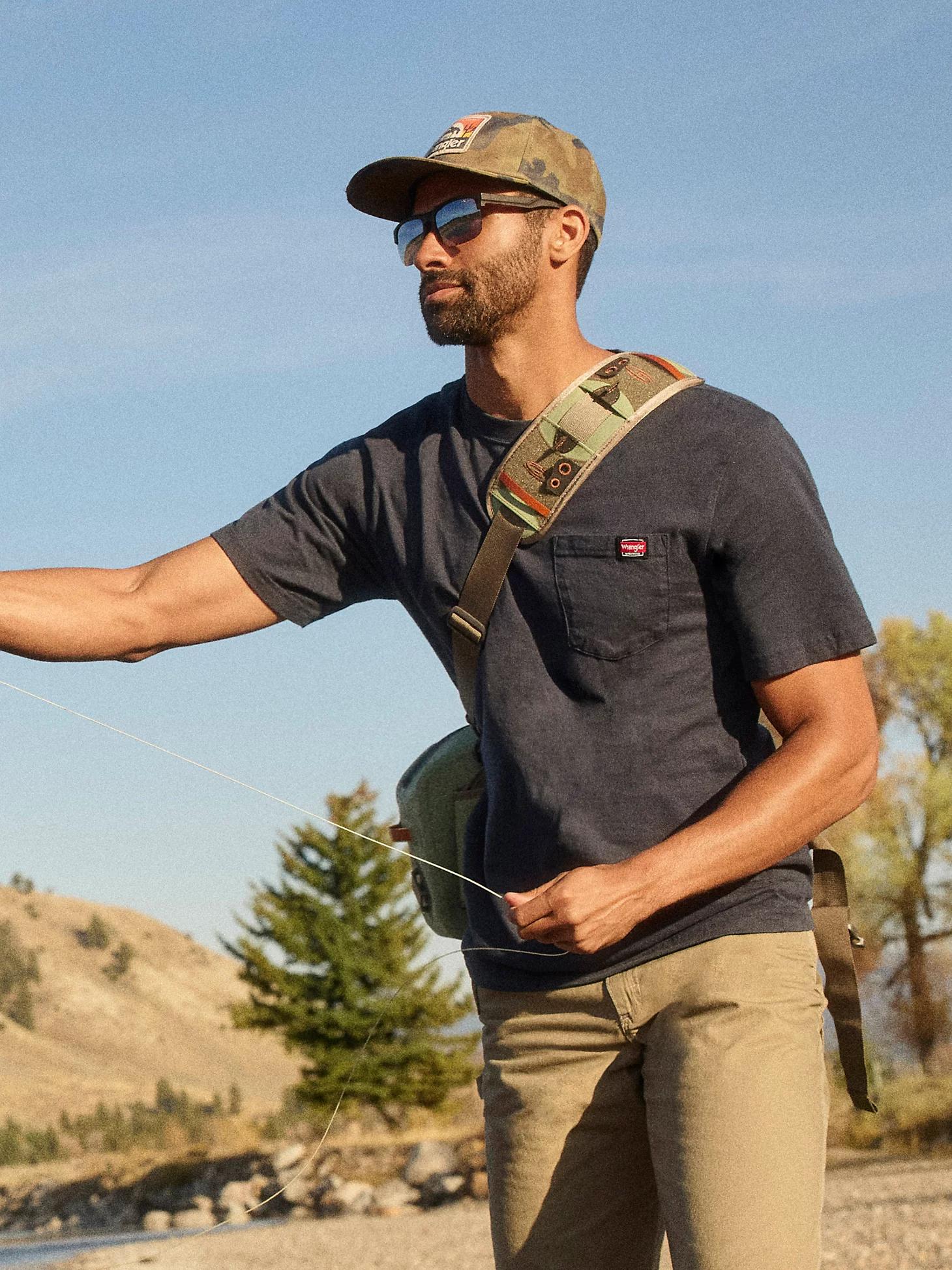 Men's Workwear Pocket T-Shirt | Men's SHIRTS | Wrangler® Product Image