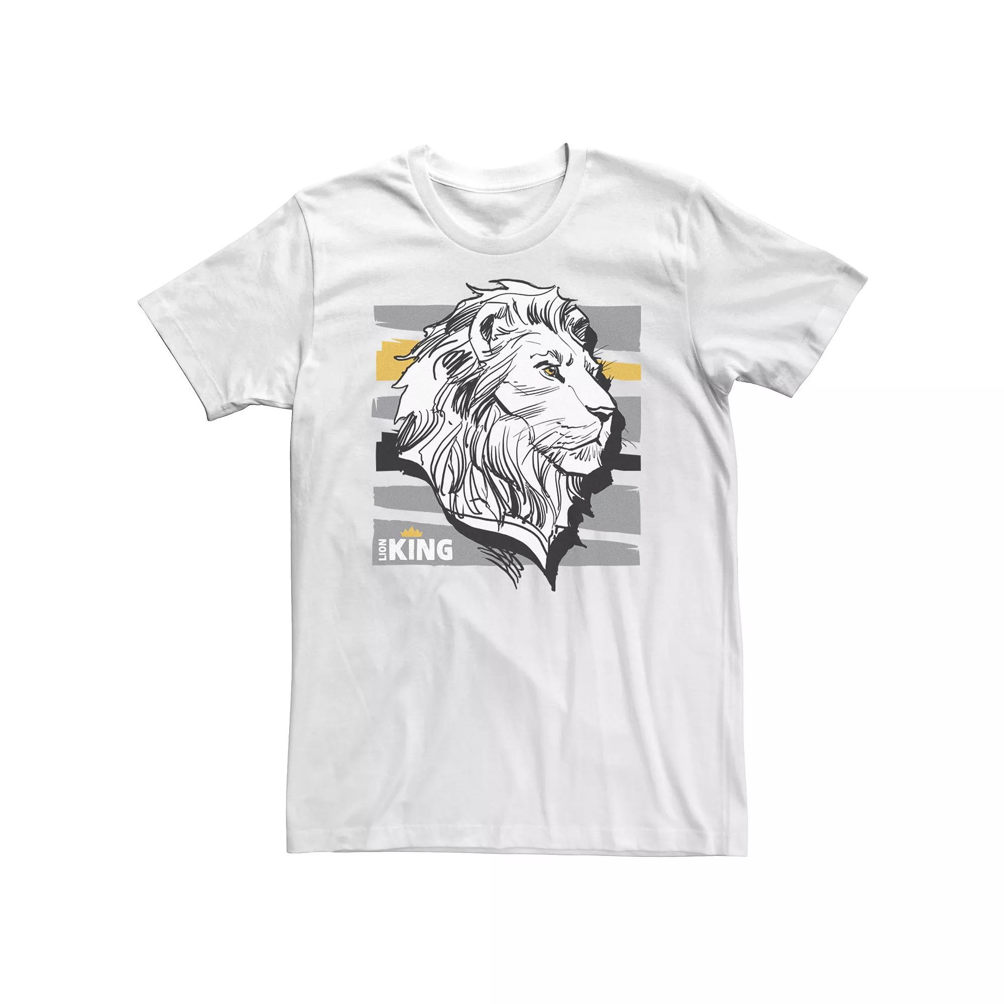 Big & Tall Disney The Lion King Live Action Mufasa Sketched Portrait Tee, Men's,  Product Image