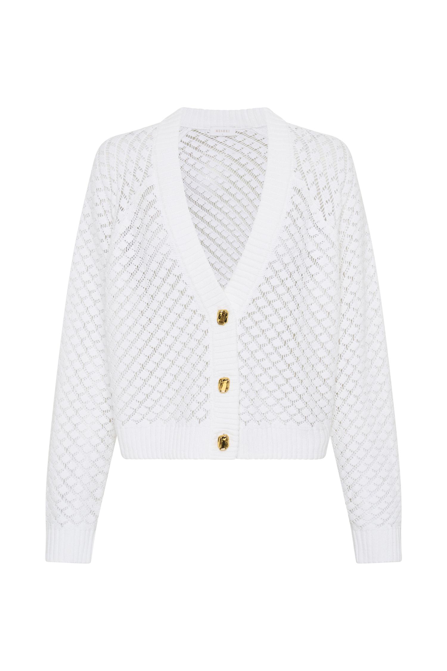Mirabella Knit Cardigan - Ivory Product Image