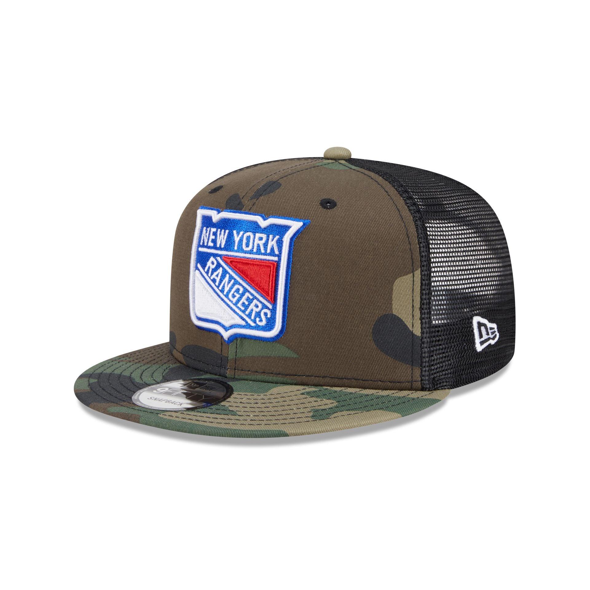 New York Rangers Camo 9FIFTY Trucker Hat Male Product Image