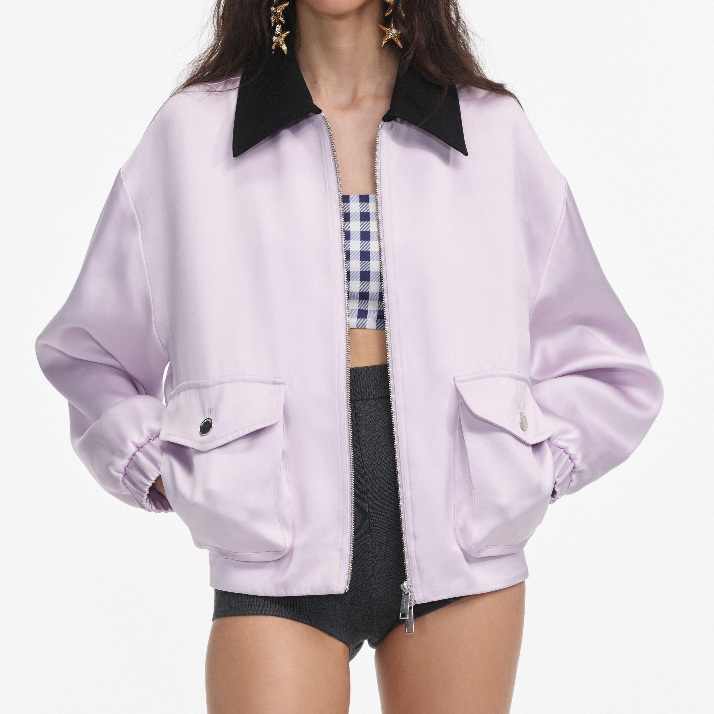 Lilac Viscose Jacket Product Image