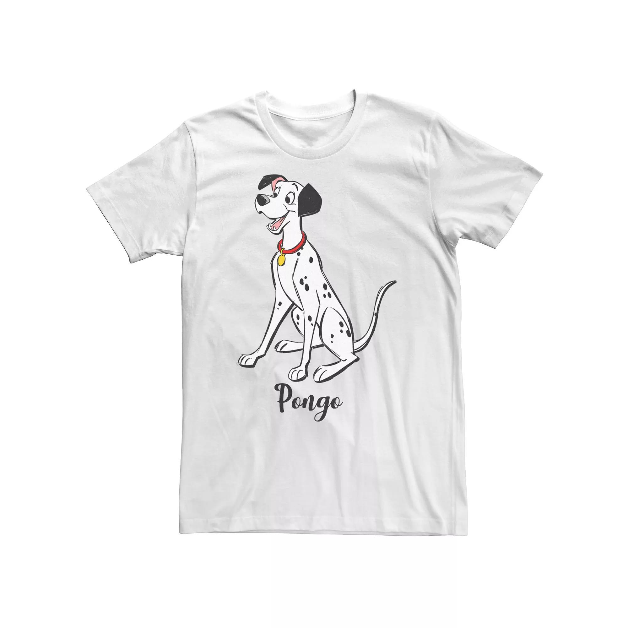 Big & Tall Disney 101 Dalmatians Pongo Portrait Tee, Men's,  Product Image