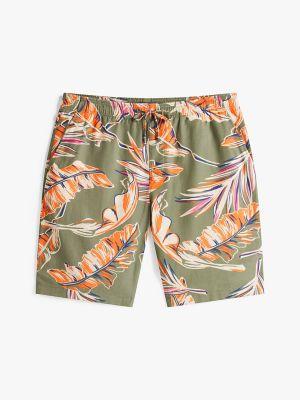 Relaxed Fit 7" Banana Leaf Print Short Product Image