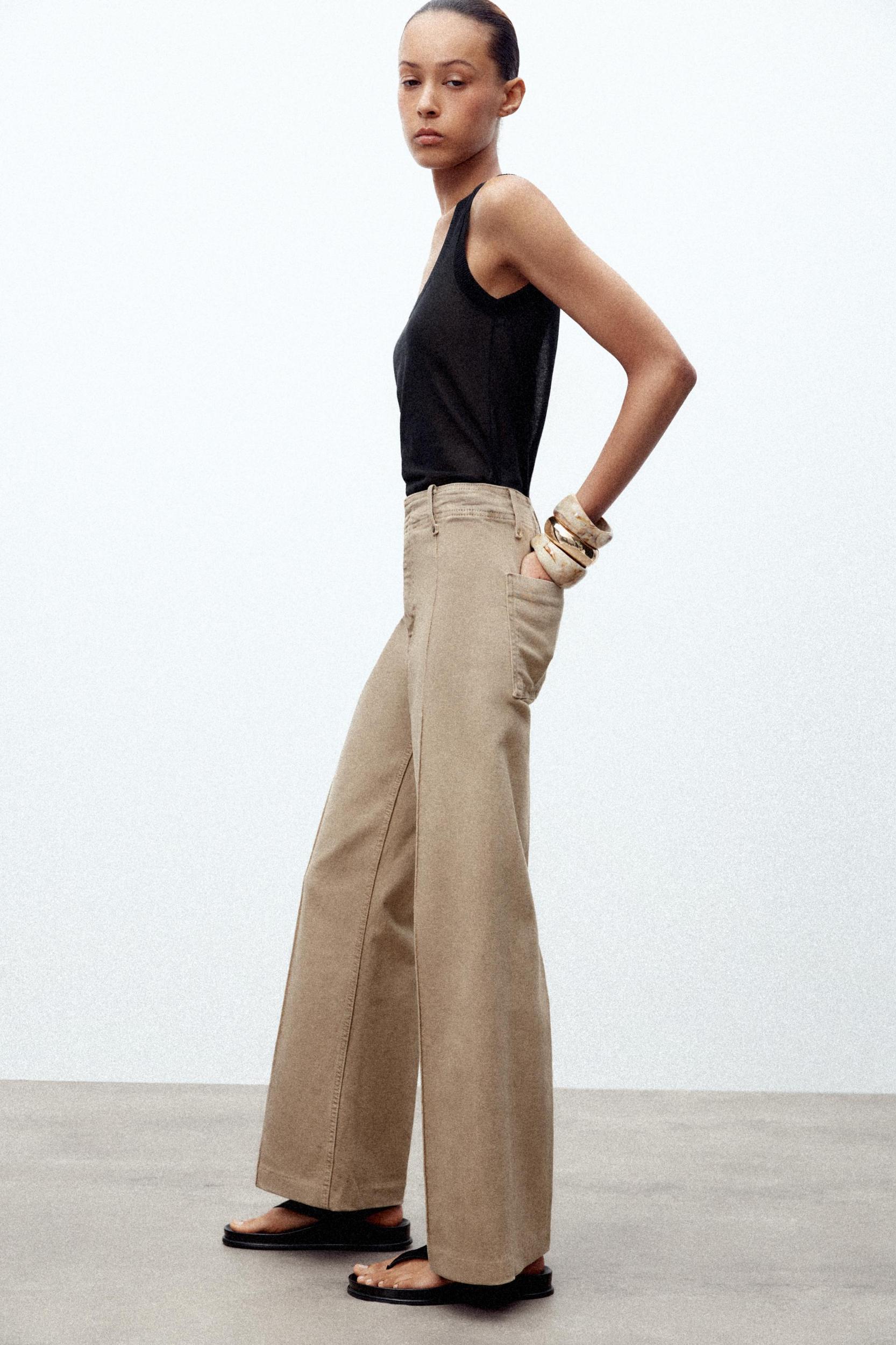 ZW COLLECTION HIGH WAIST WIDE LEG JEANS Product Image