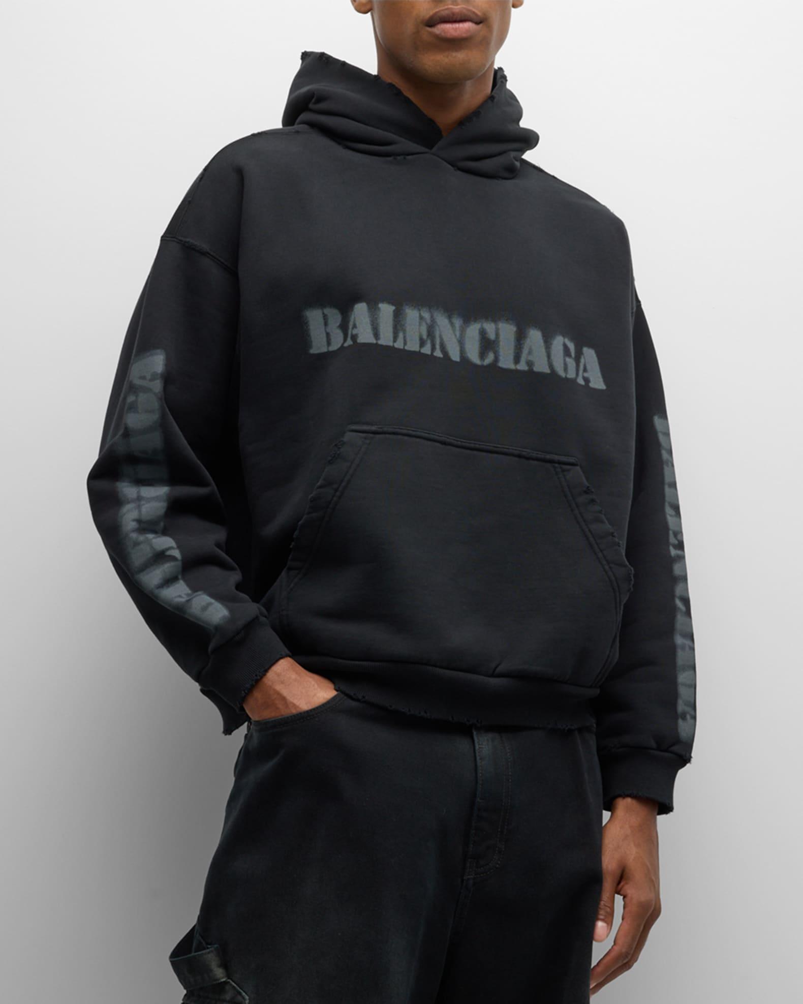 Men's Fleece Stencil Logo Hoodie Product Image