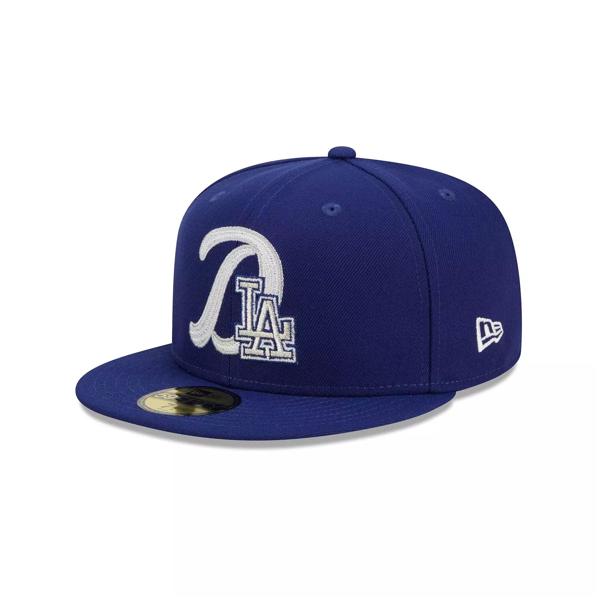 Men's New Era Royal Los Angeles Dodgers Duo Logo 59FIFTY Fitted Hat,  Product Image