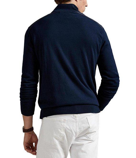 Polo Ralph Lauren Hybrid Full-Zip Mockneck Sweater Product Image