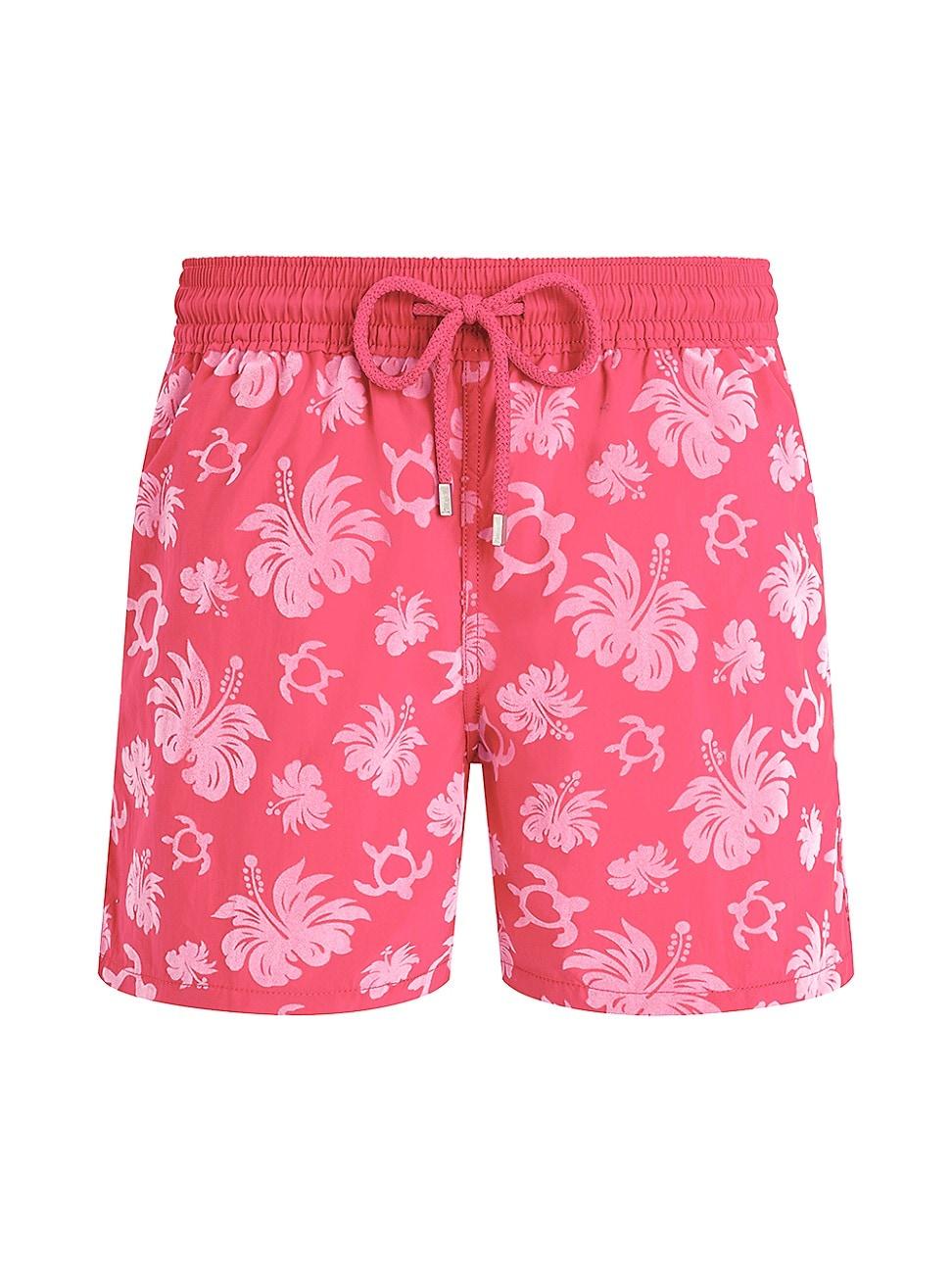 Vilebrequin Men's Turtle Heart Flocked Swim Shorts Product Image