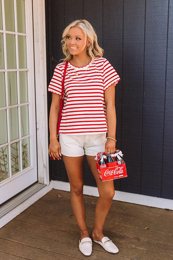 Dockside Charm Stripe Top Product Image