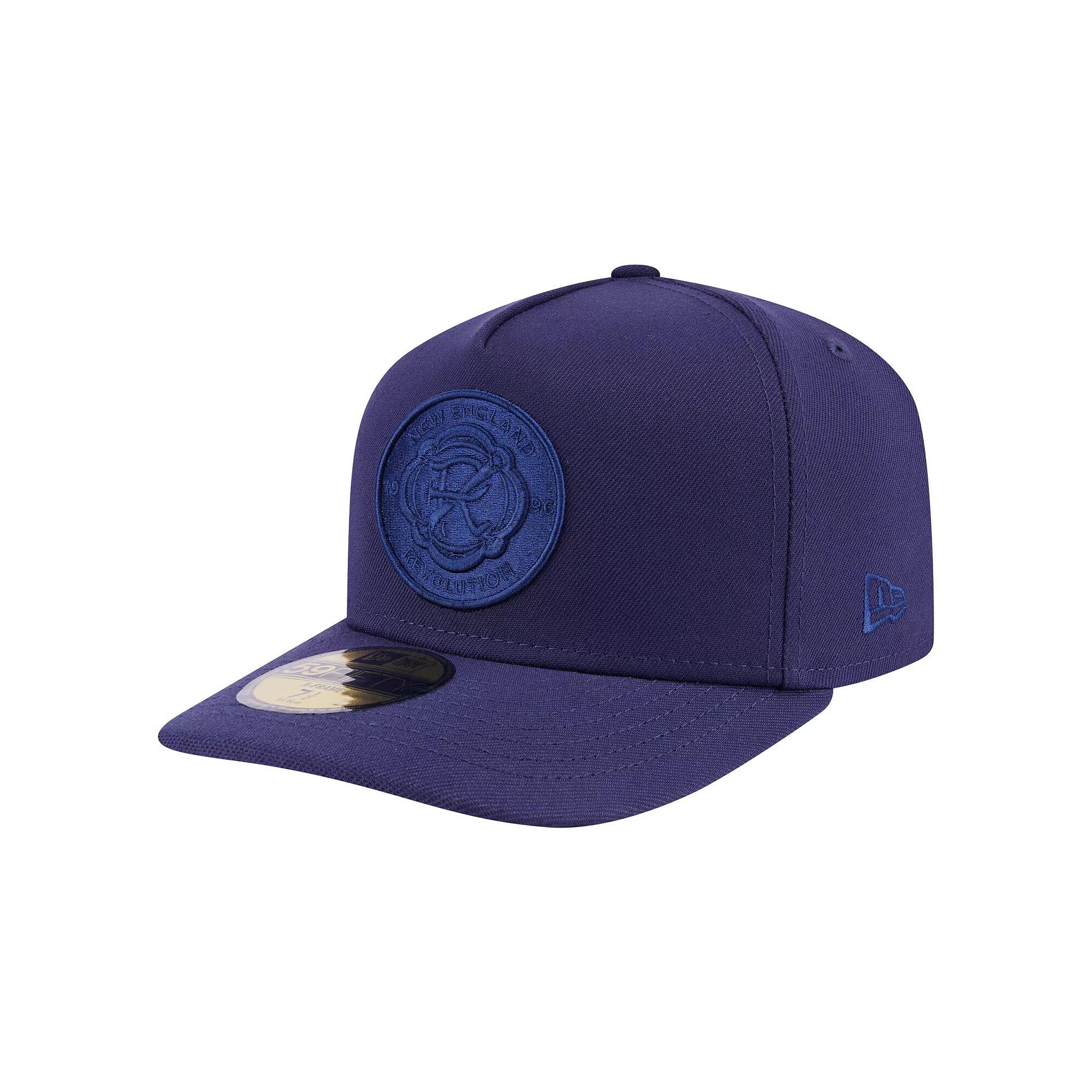 Men's New Era Navy Atlanta United FC Color Pack A-Frame 59FIFTY Fitted Hat,  Product Image