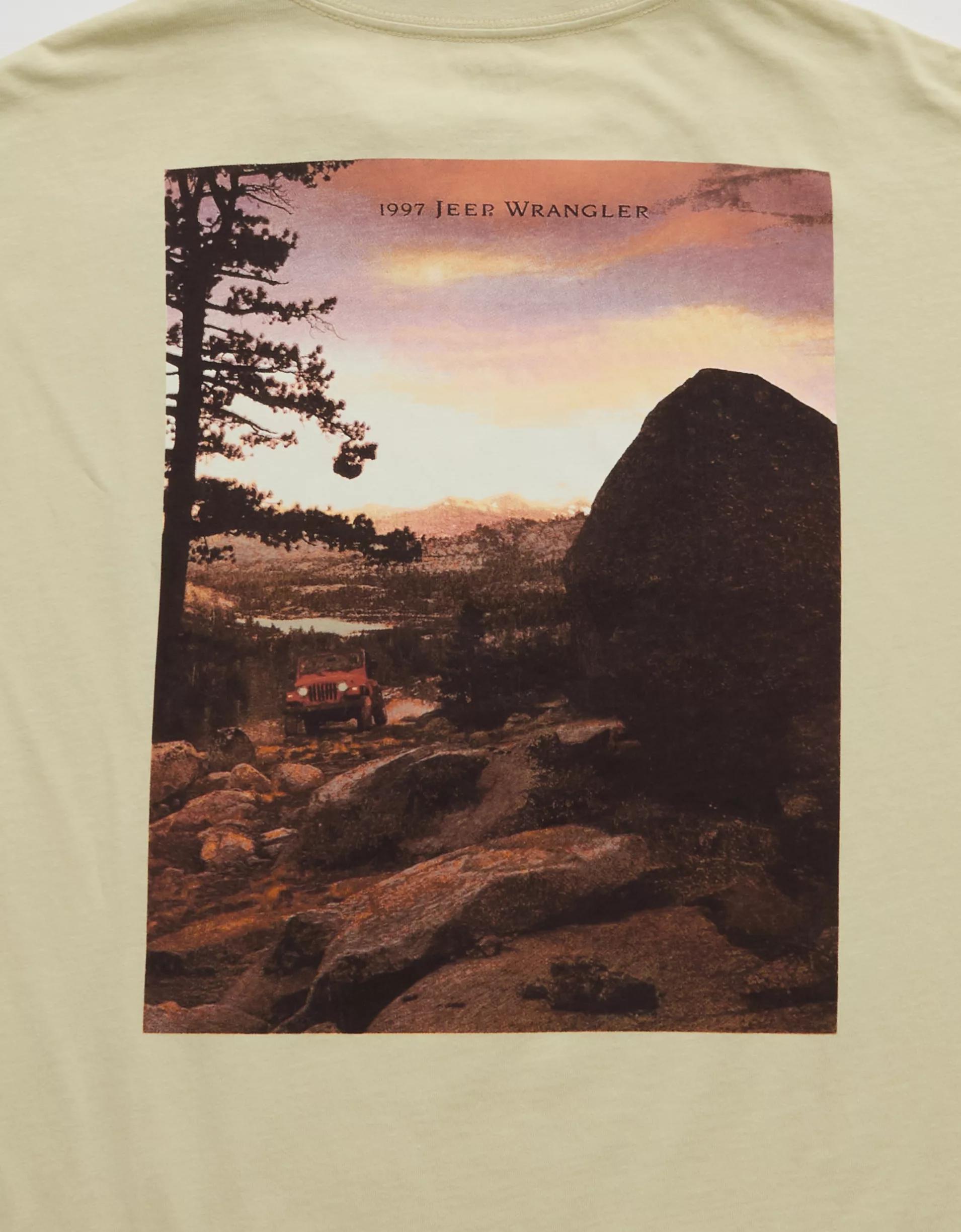 AE Boxy Jeep Graphic T-Shirt Product Image