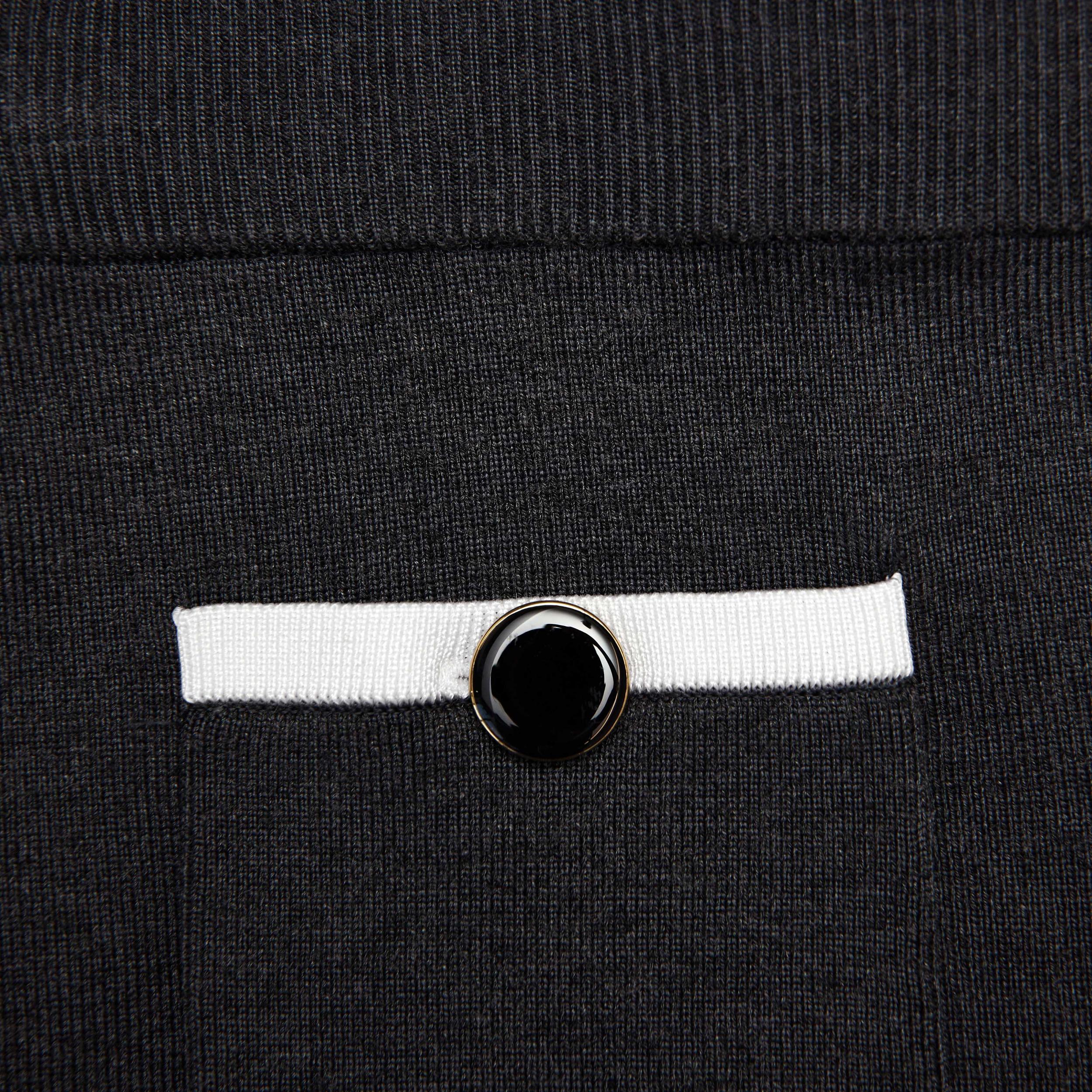 Grey Knit Shorts Product Image