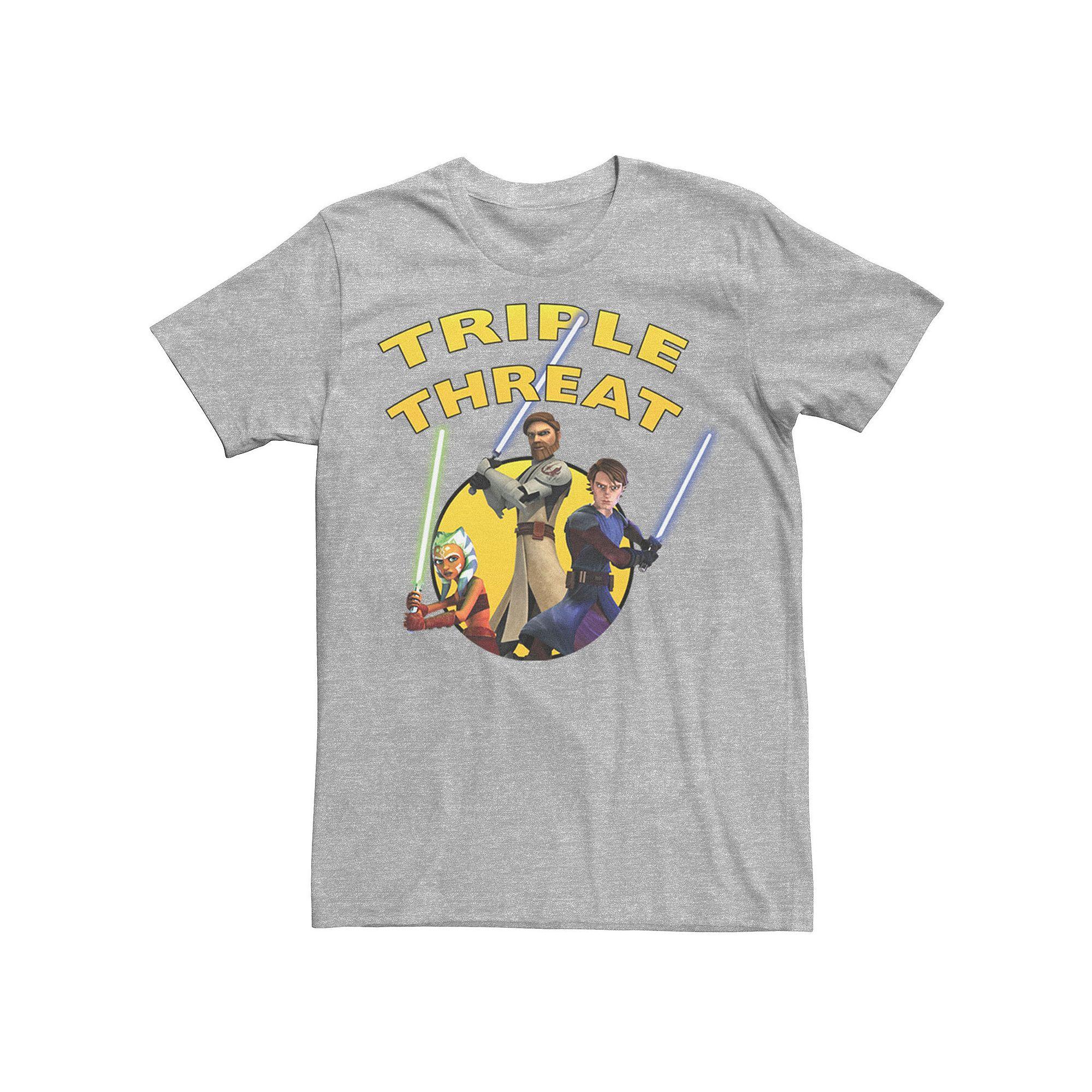 Men's Star Wars: Clone Wars Group Shot Triple Threat Tee,  Product Image