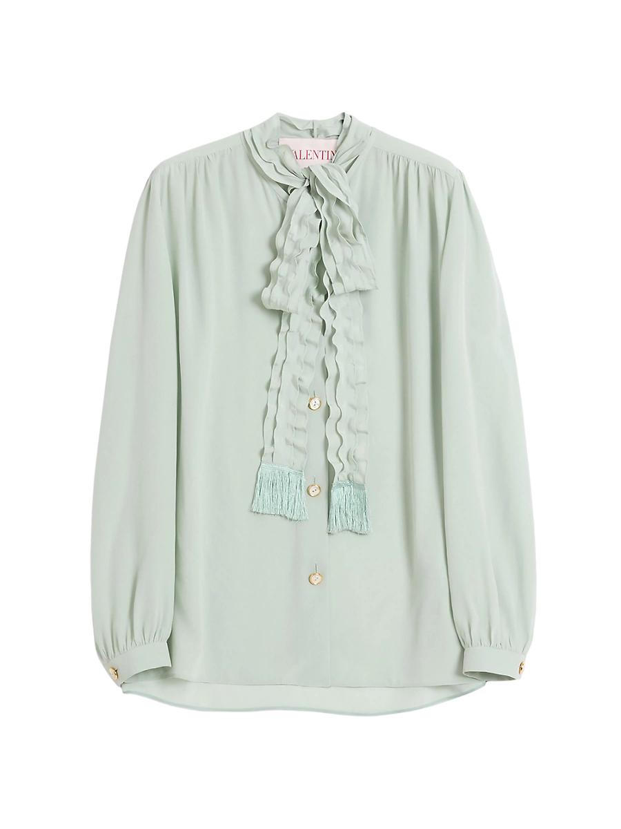 Womens Crepe De Chine Shirt Product Image