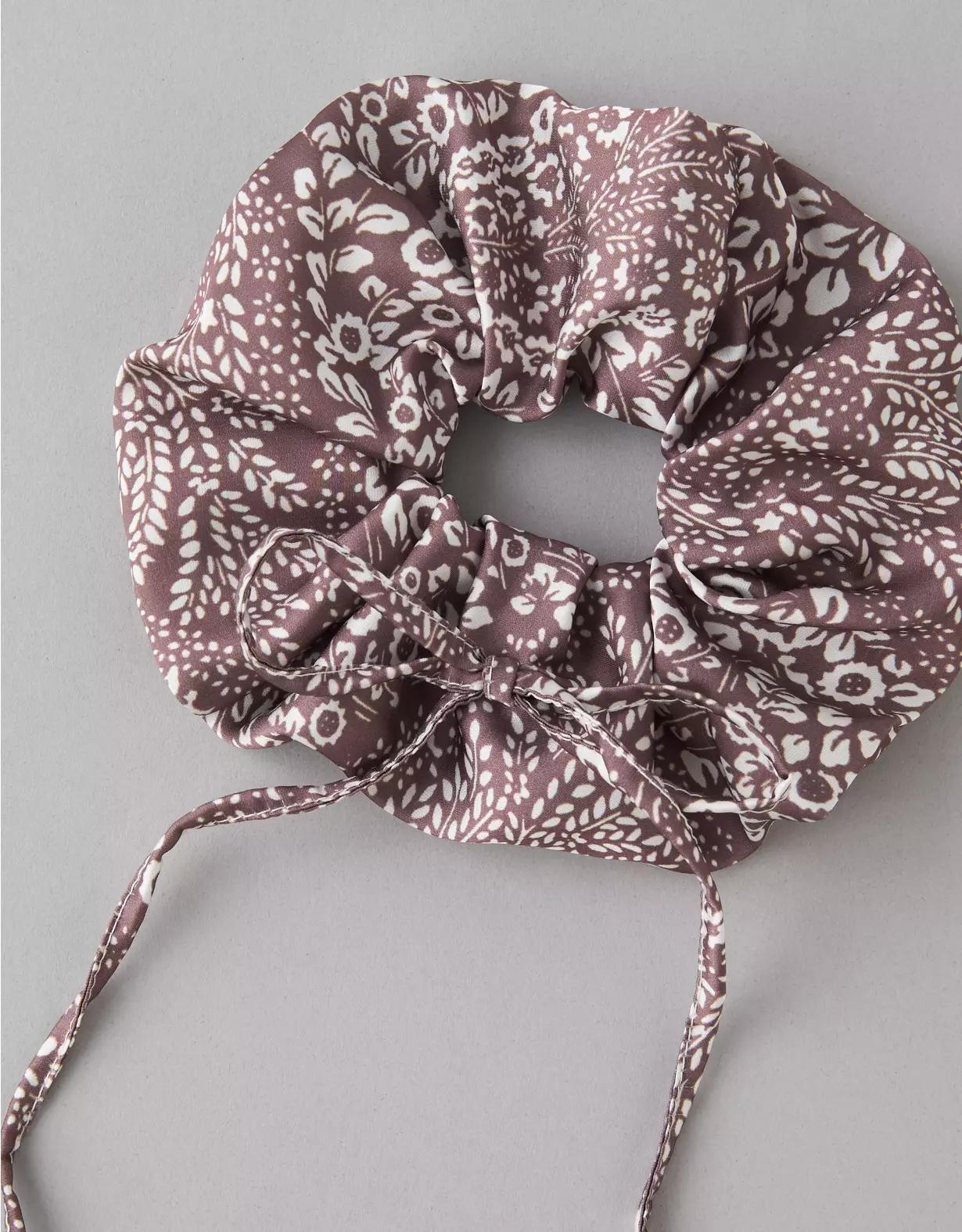 AE Floral Tie Scrunchie Product Image