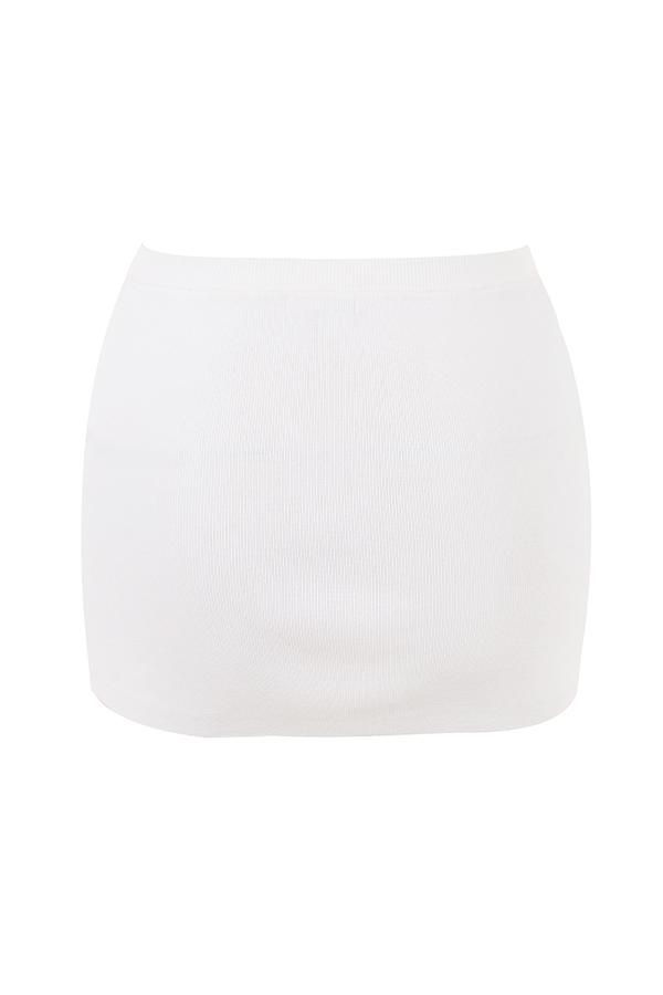 Mariella  white knit mini skirt Product Image
