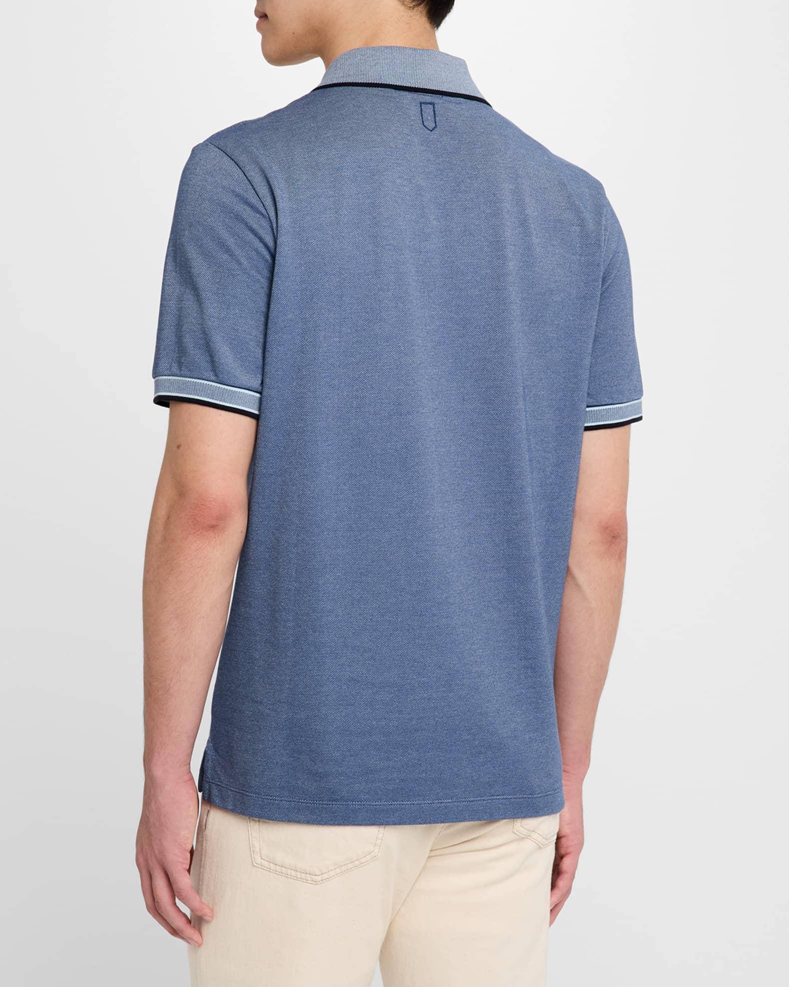 Men's Cotton Pique Polo Shirt Product Image